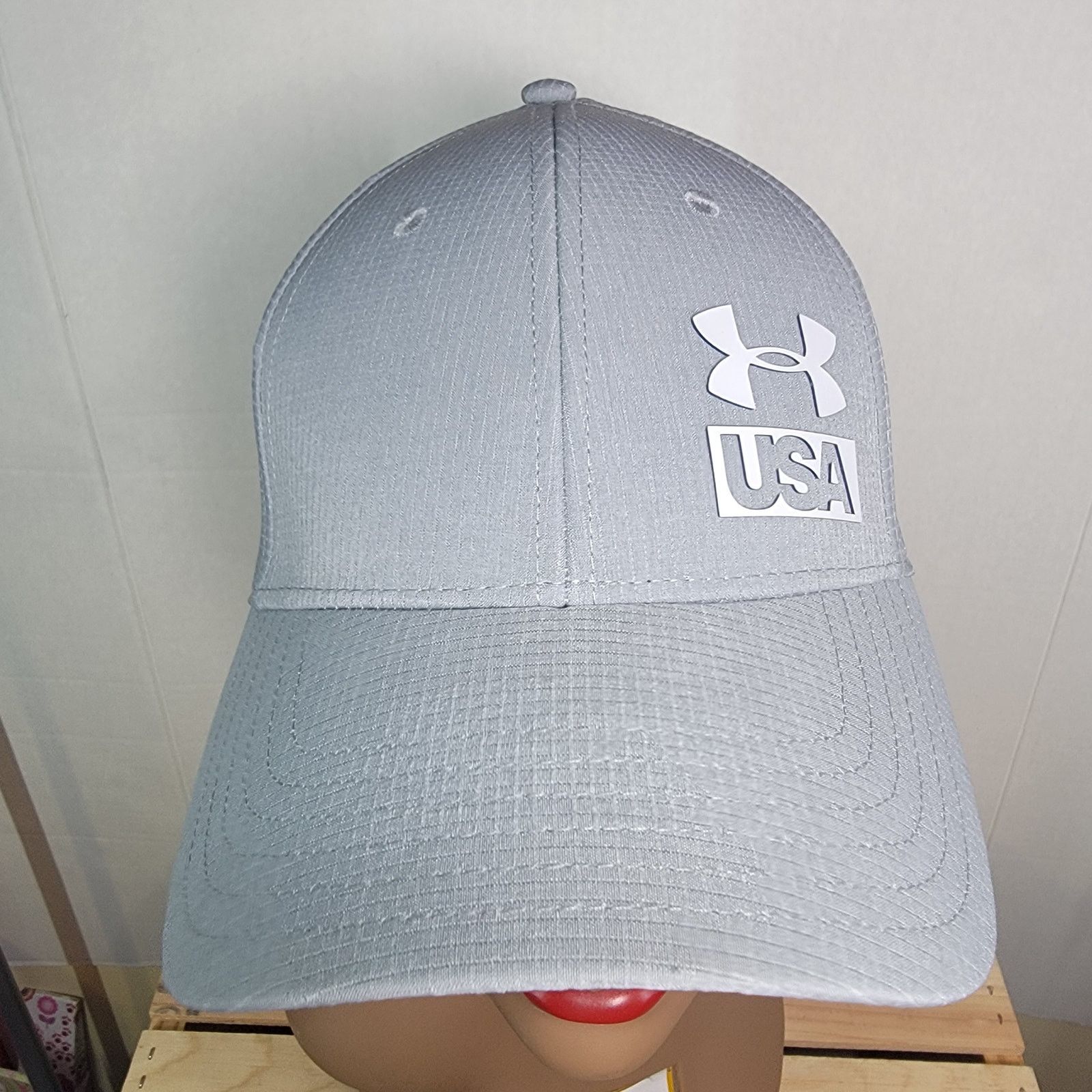 Under Armour Under Armour Grey "USA" Ball Cap - Size M/L Size ONE SIZE - 1 Thumbnail