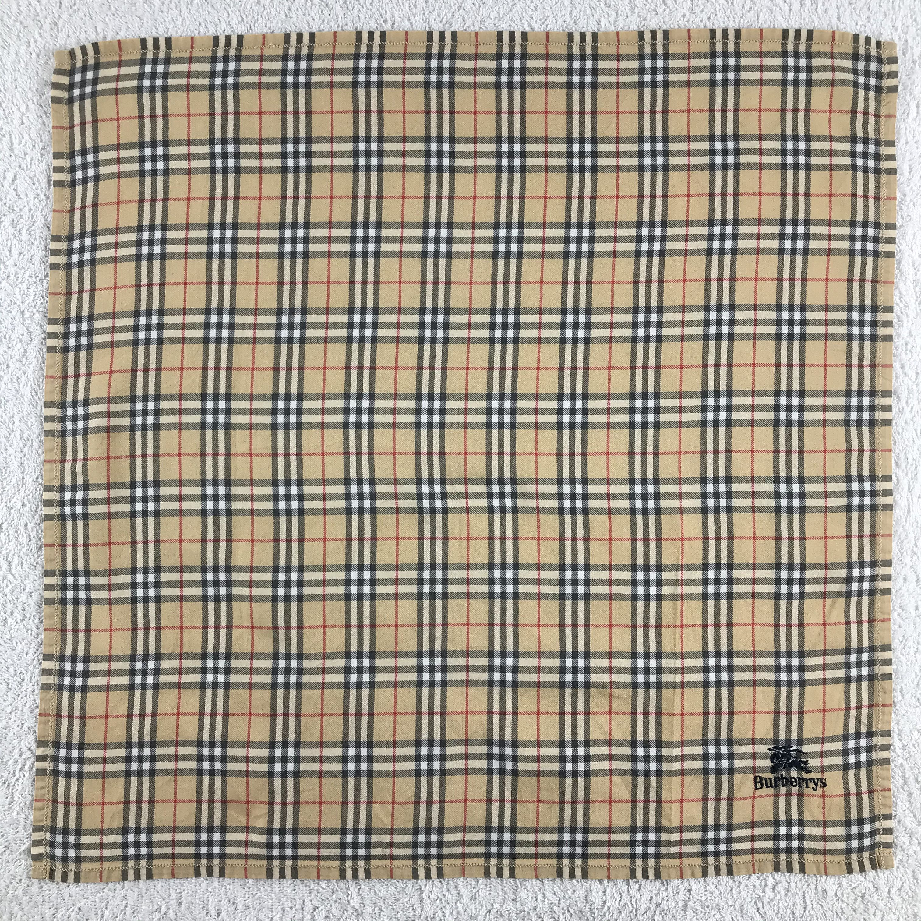 Burberry × Vintage Kenzo Bandana / Handkerchief / Neckerchief - S307 Size ONE SIZE - 1 Thumbnail