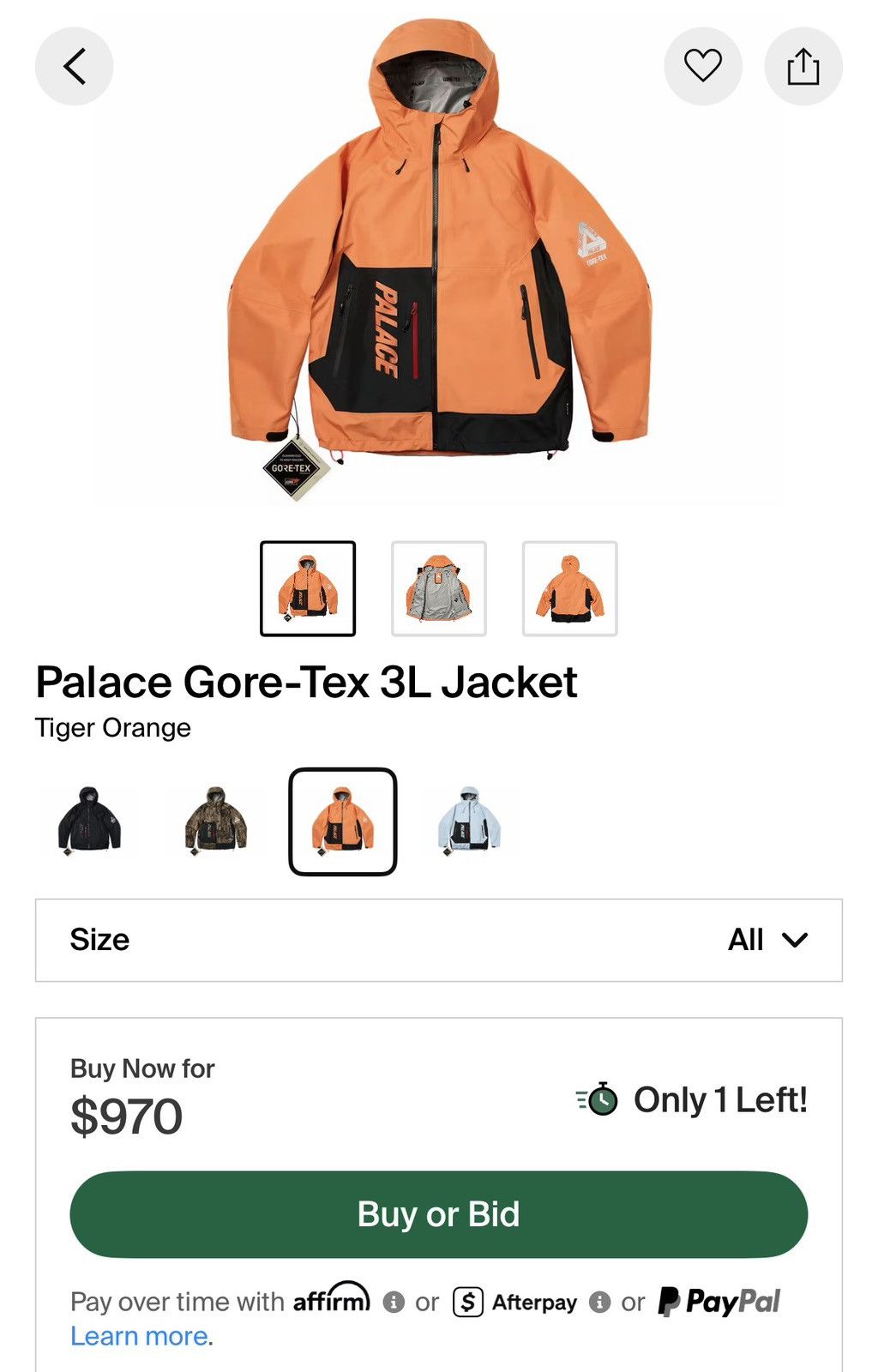 Palace PALCE GORETEX 3L JACKET Size US M / EU 48-50 / 2 - 12 Thumbnail