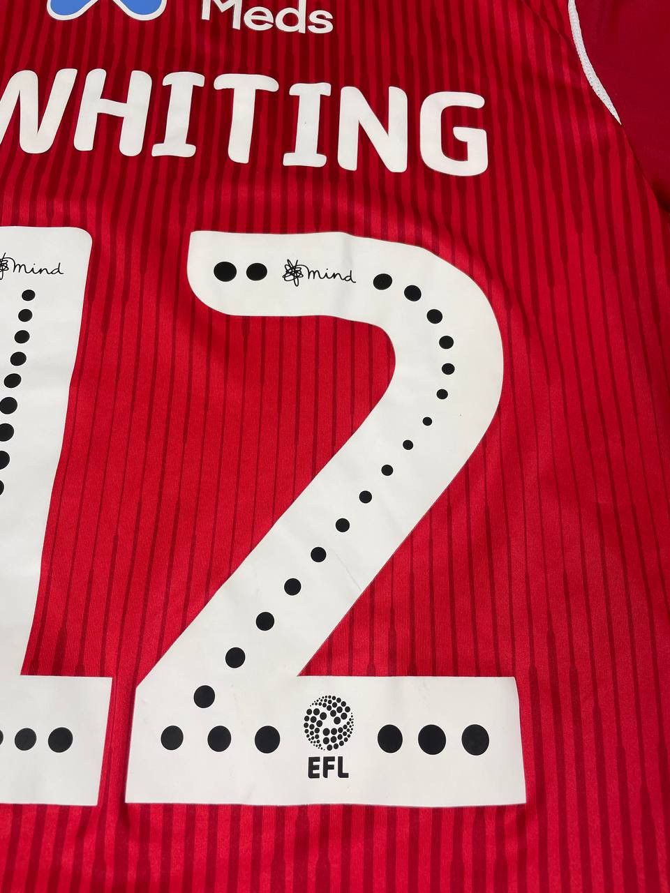 Macron Macron Nottingham Forest 2019-20 Whiting 12 Home Shirt Size US S / EU 44-46 / 1 - 17 Thumbnail