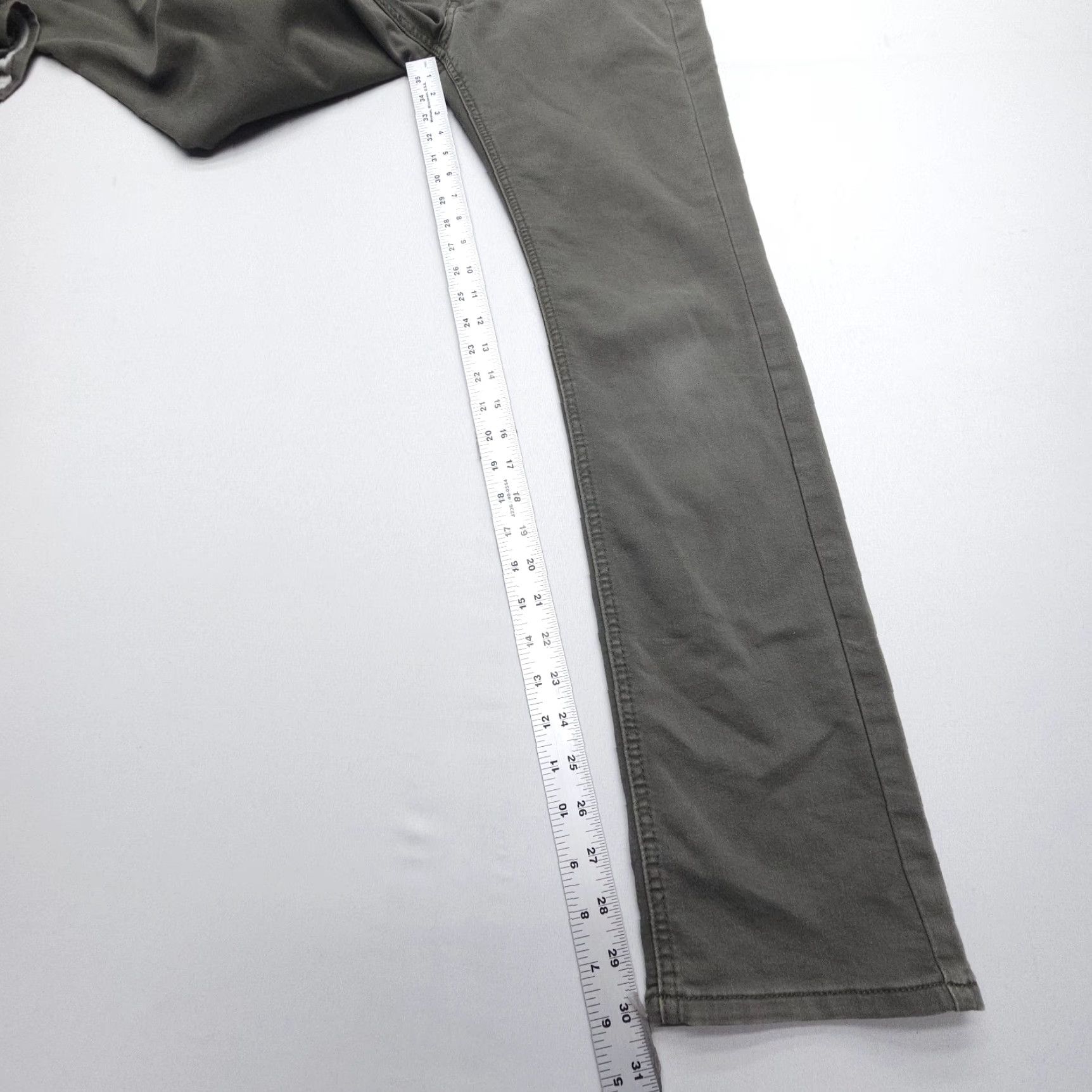 Vintage Departwest Jeans Slim Straight 28 Green 30" Inseam Regular Men's 5-Pocket Vintage? No (but vintage field says No). Size US 28 / EU 44 - 4 Thumbnail