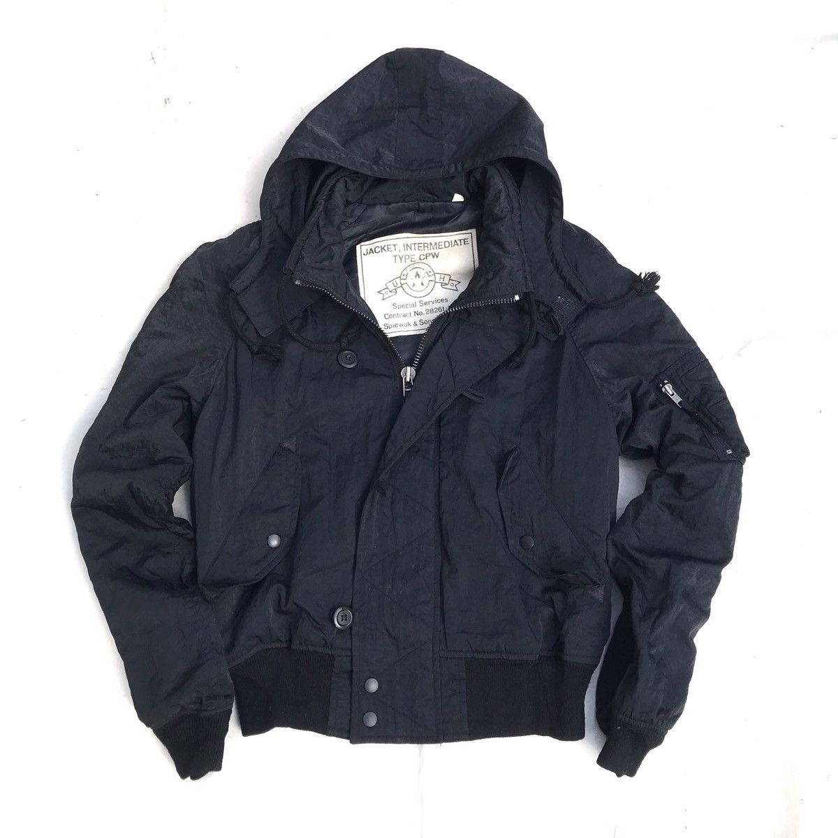 I. Spiewak And Sons Vintage I.Spiewak and sons Usa bomber hoodie Flight Jacket Size US M / EU 48-50 / 2 - 1 Thumbnail