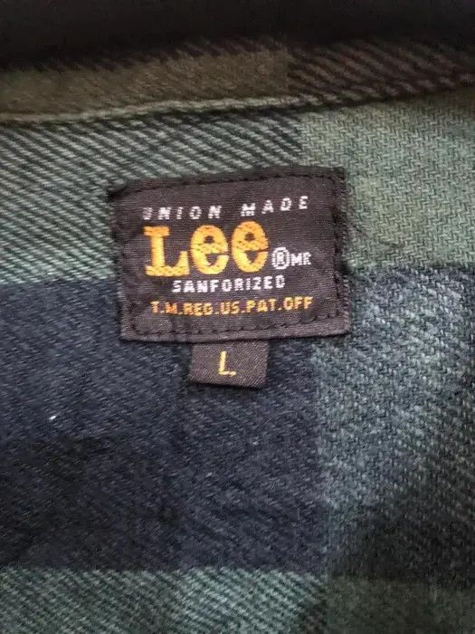 Lee Vintage Lee Checked Plaid Tartan Flannel Shirt 👕 Size US M / EU 48-50 / 2 - 3 Thumbnail