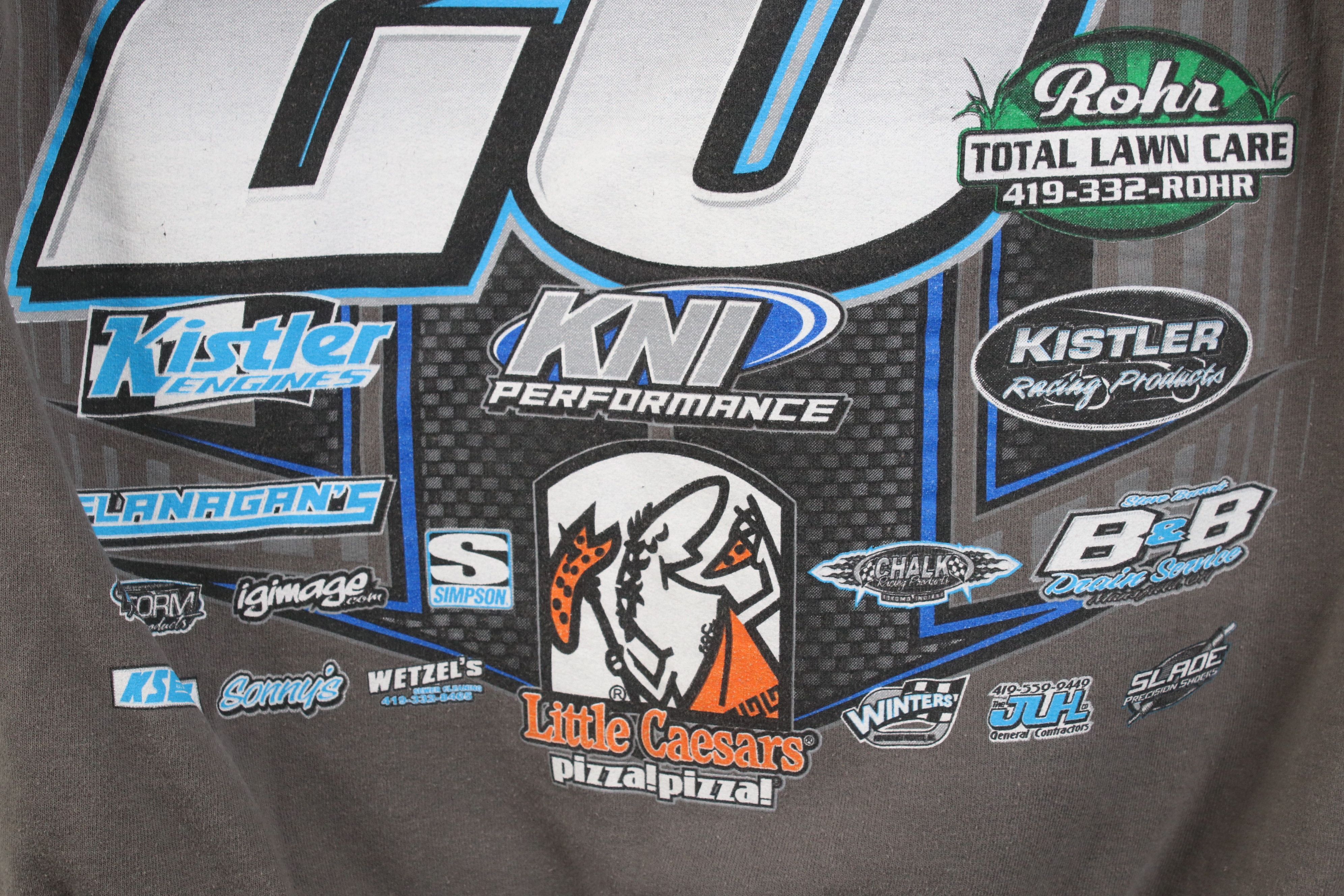 Vintage Y2K Streetwear Kelsey Ivy Racing Hoodie Sweatshirt Gray Size US S / EU 44-46 / 1 - 12 Thumbnail