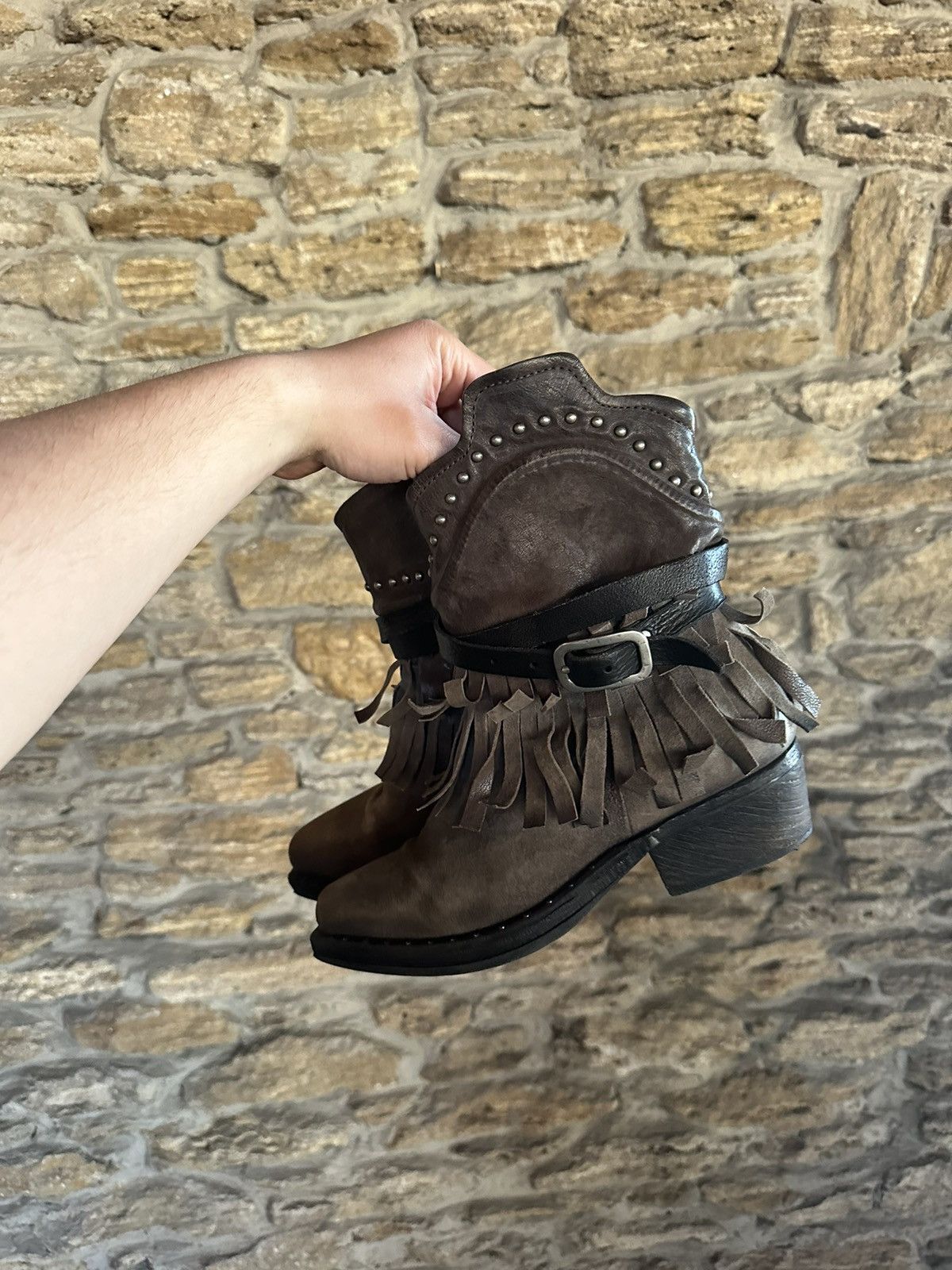 A.S.98 A.S.98 Vintage Avant Garde Leather Ankle Boots Western Japan Size US 7 / EU 40 - 2 Thumbnail