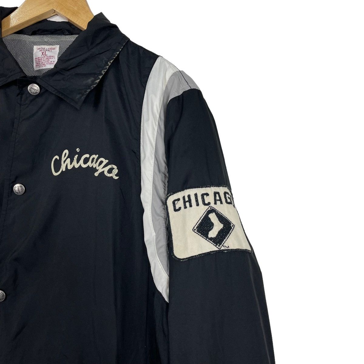 Japanese Brand × MLB × Vintage 💥MLB CHICAGO WHITE SOX SNAP COACH JACKET Size US XL / EU 56 / 4 - 6 Thumbnail