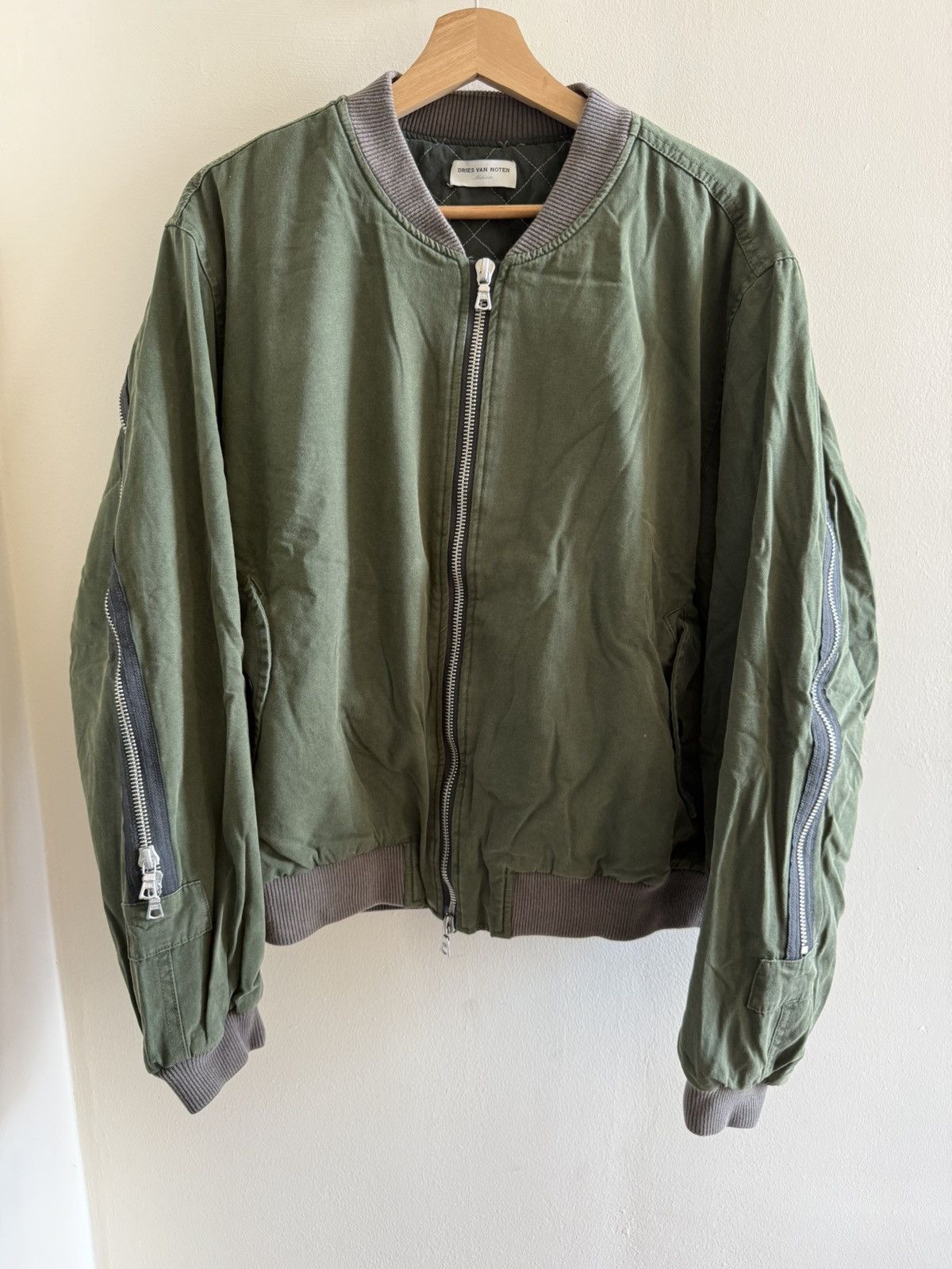 Dries Van Noten Back Zip Bomber