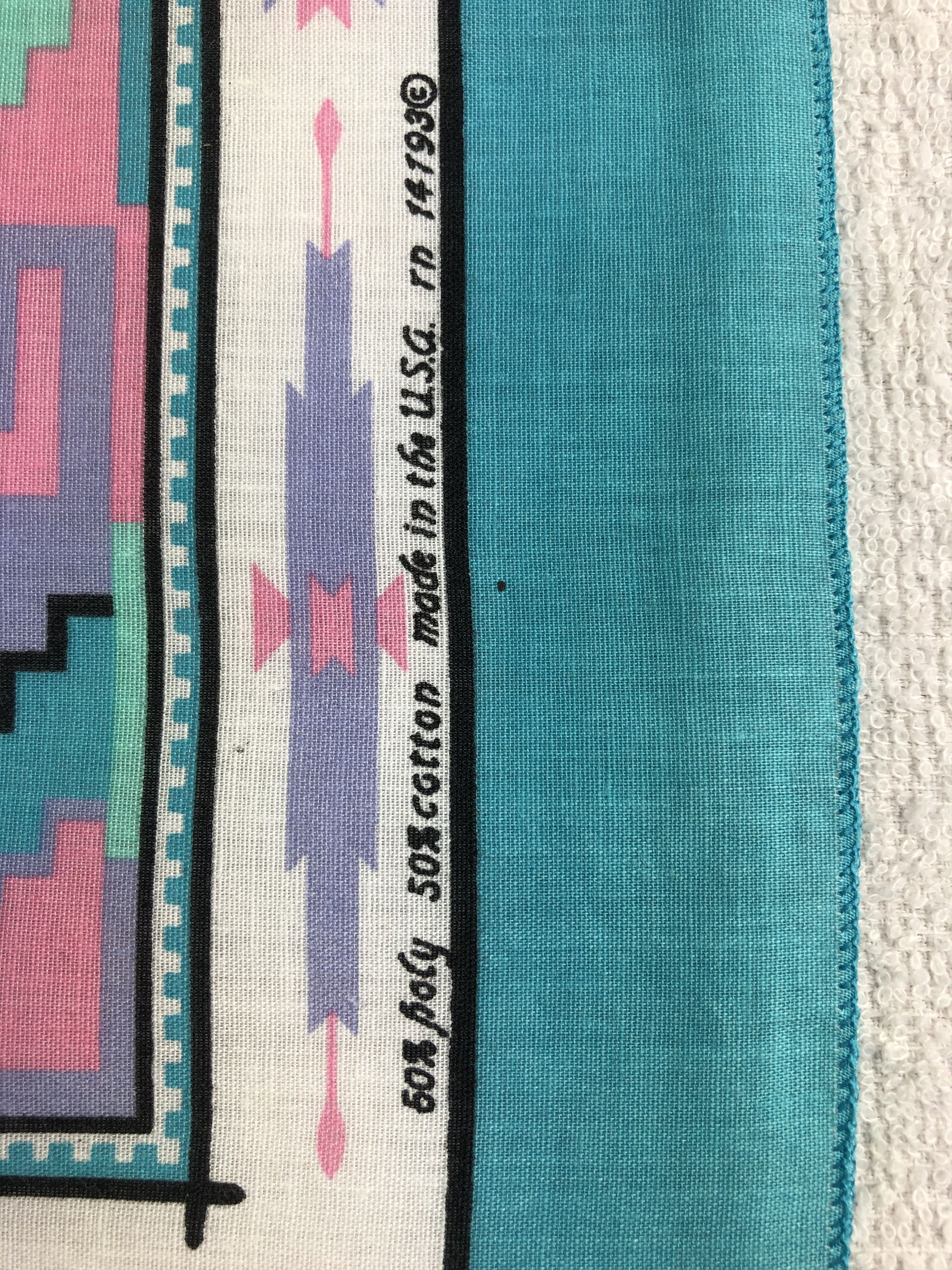 Vintage Paislee Handkerchief / Bandana / Neckerchief C291 Size ONE SIZE - 6 Thumbnail