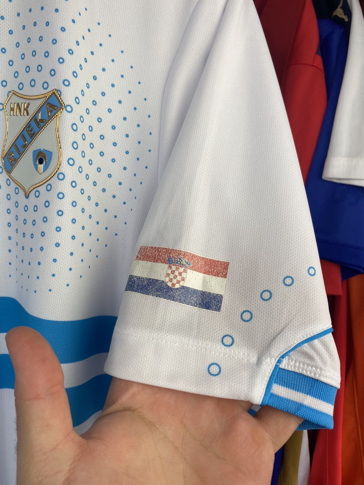 Vintage 2015/17 JAKO HNK RIJEKA HOME SOCCER FOOTBALL JERSEY SHIRT Size US XL / EU 56 / 4 - 8 Thumbnail