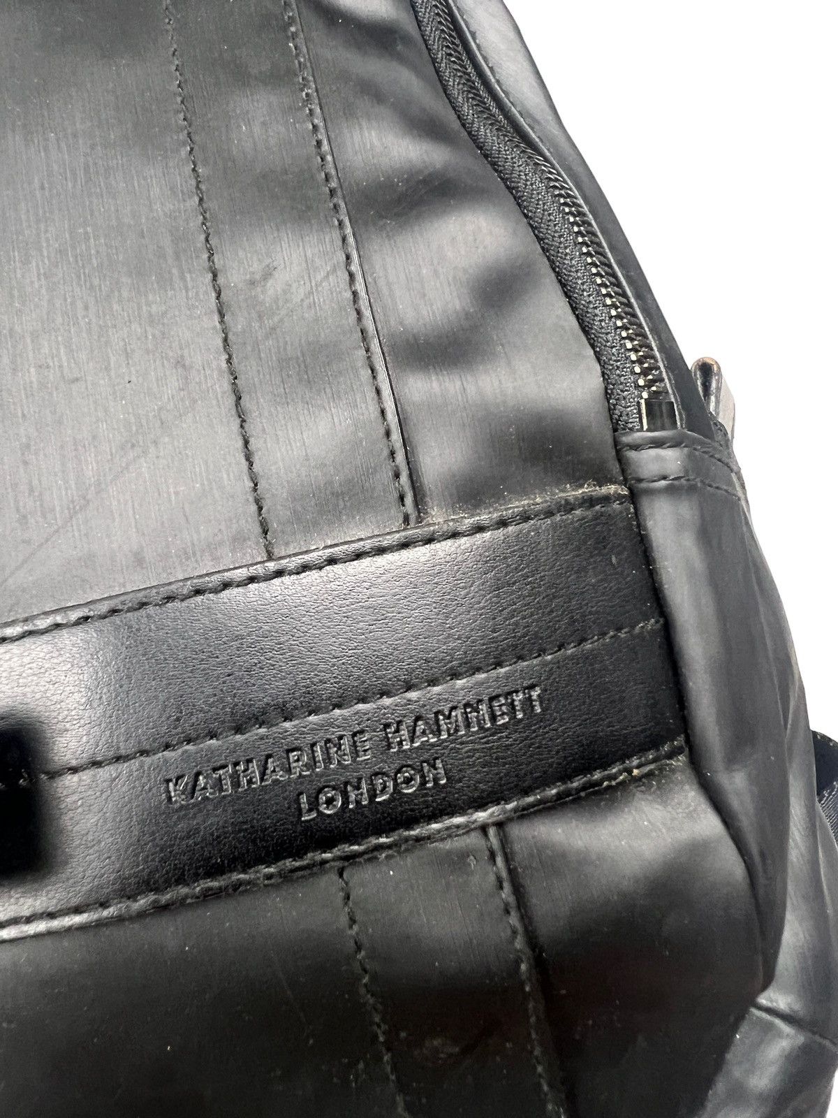 Katharine Hamnett London 1990 Katharine Hamnett London PVC Utility Bagpack Size ONE SIZE - 10 Thumbnail