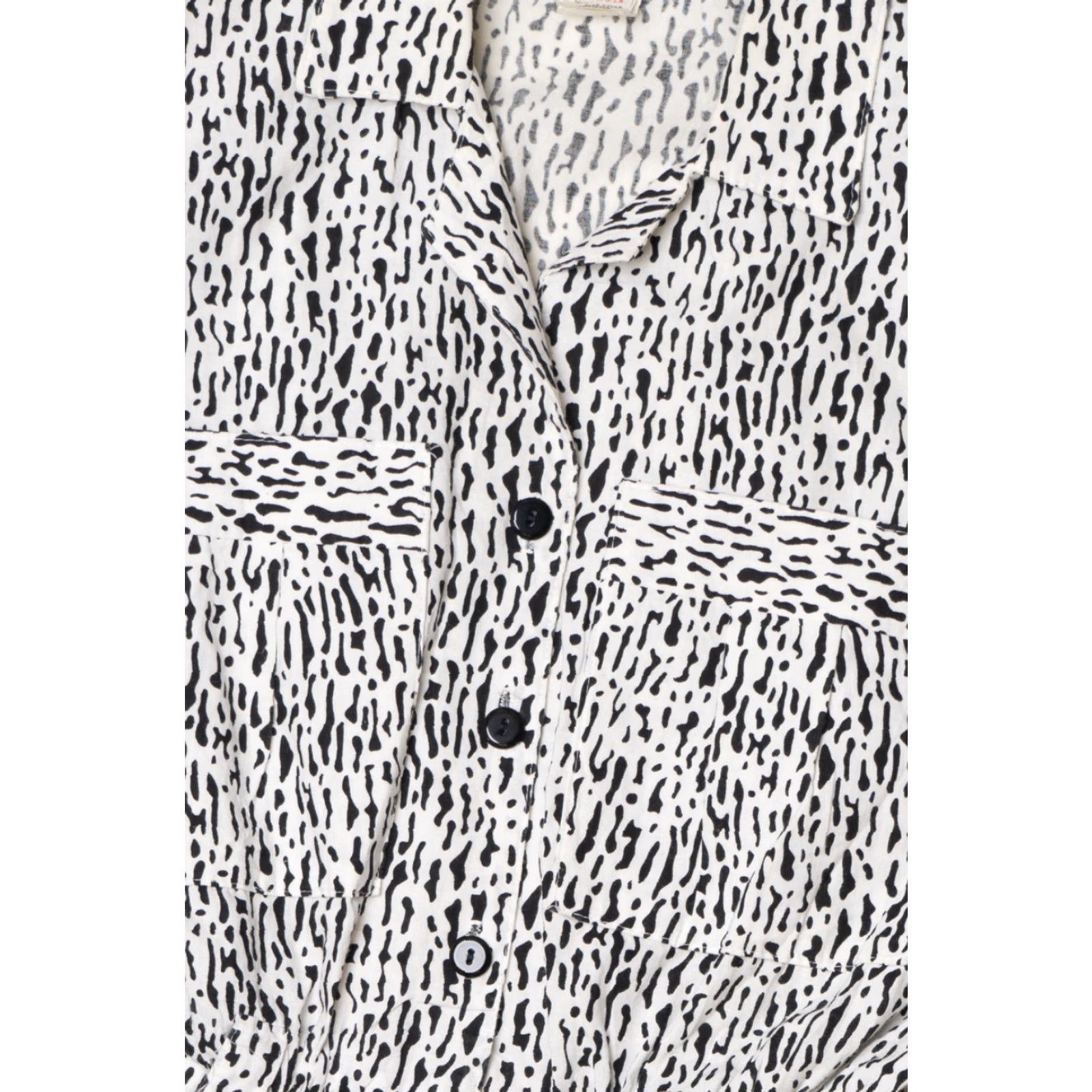 Vintage VINTAGE Taurus II White Midi Dress Medium Abstract Print 1980s Size M / US 6-8 / IT 42-44 - 3 Thumbnail