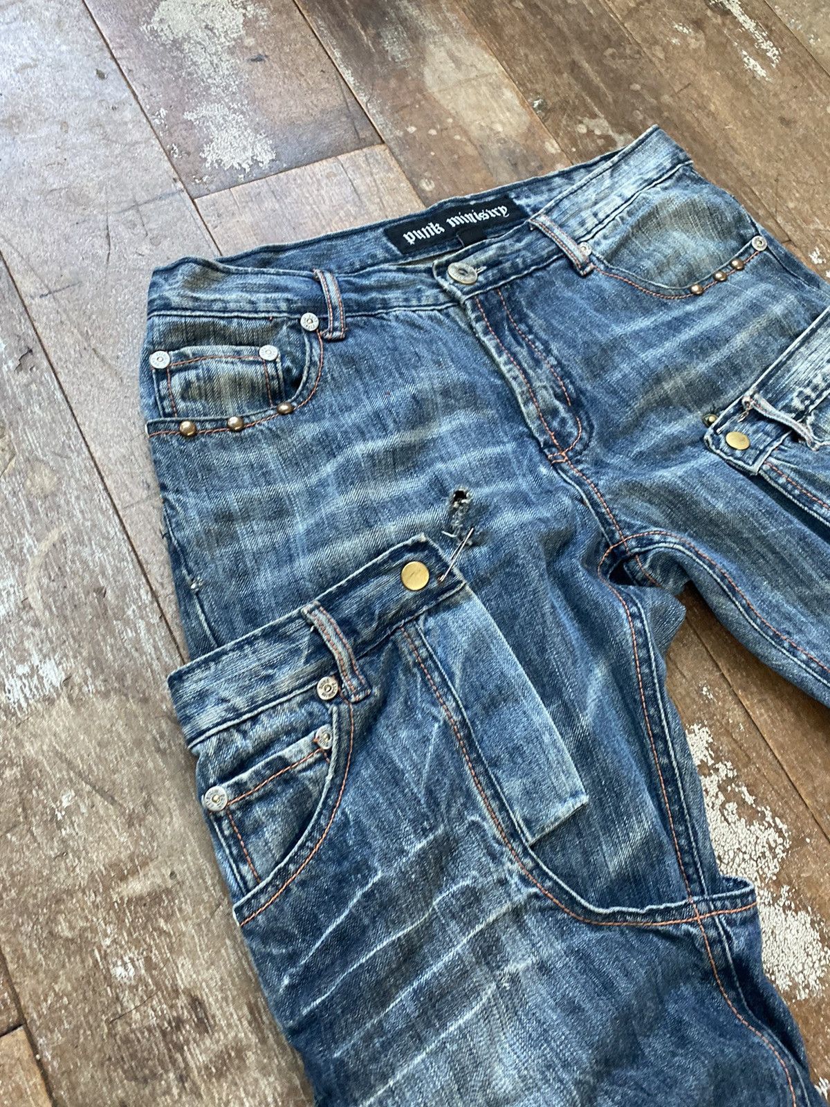 Japanese double denim jeans