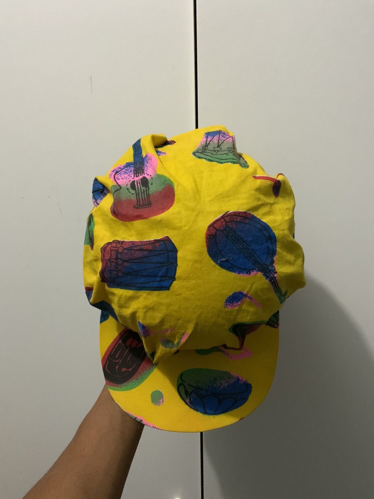 Unsound Rags Guitar Musicia Full Printed Newsboy Cap Size ONE SIZE - 6 Thumbnail