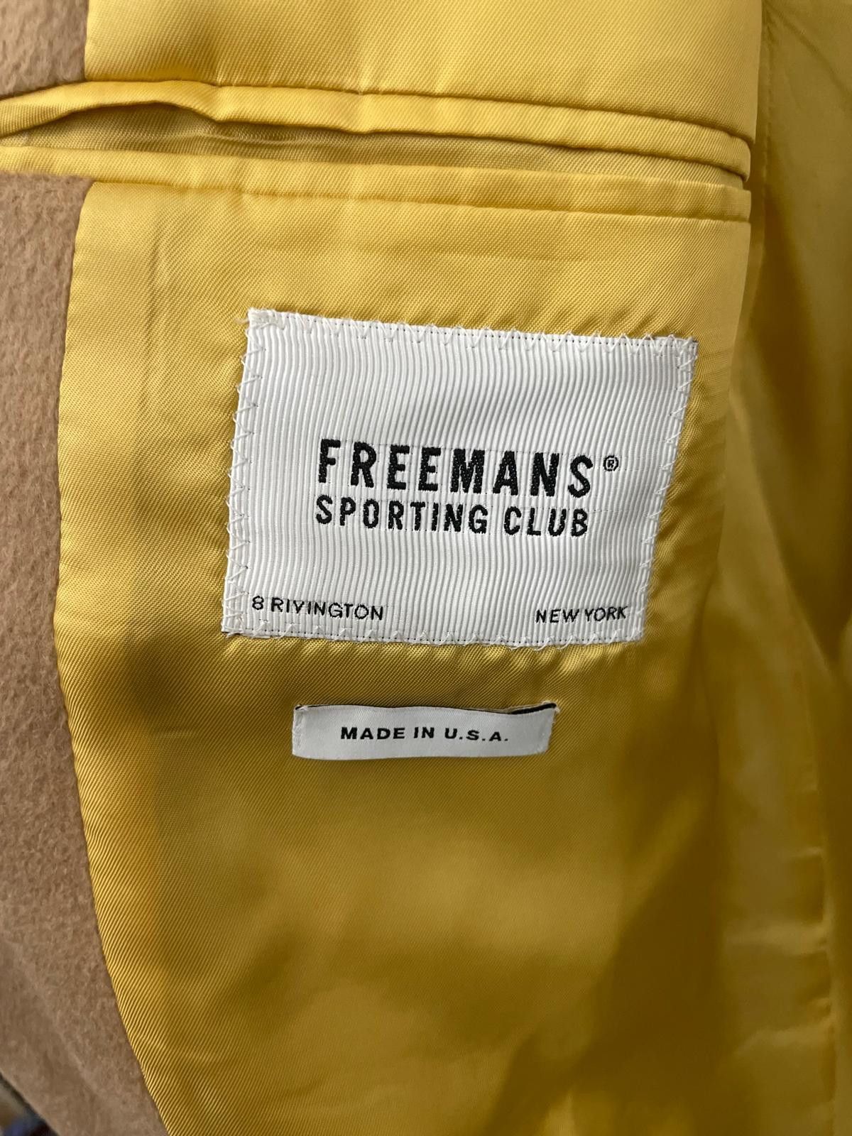 Freemans Sporting Club Camel Hair Overcoat Size US L / EU 52-54 / 3 - 6 Thumbnail