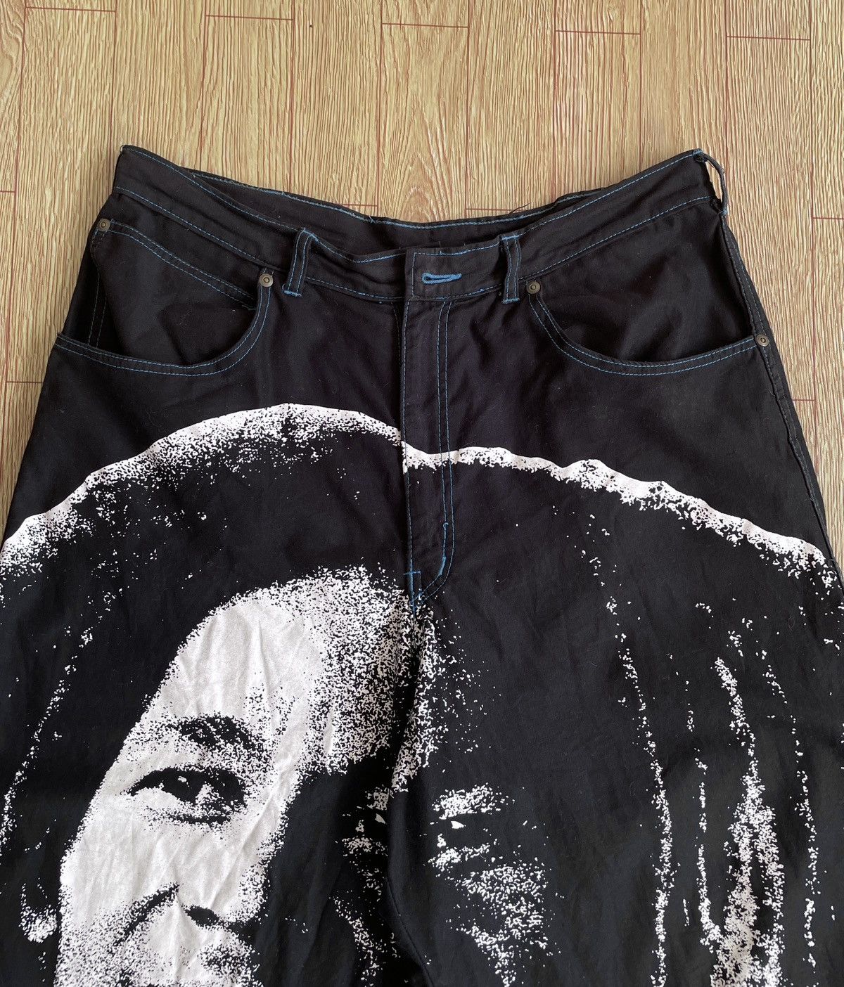 Bob Marley Very Rare Design Vintage Bob Marley Baggy Jorts Pants 2000s Size US 34 / EU 50 - 3 Thumbnail