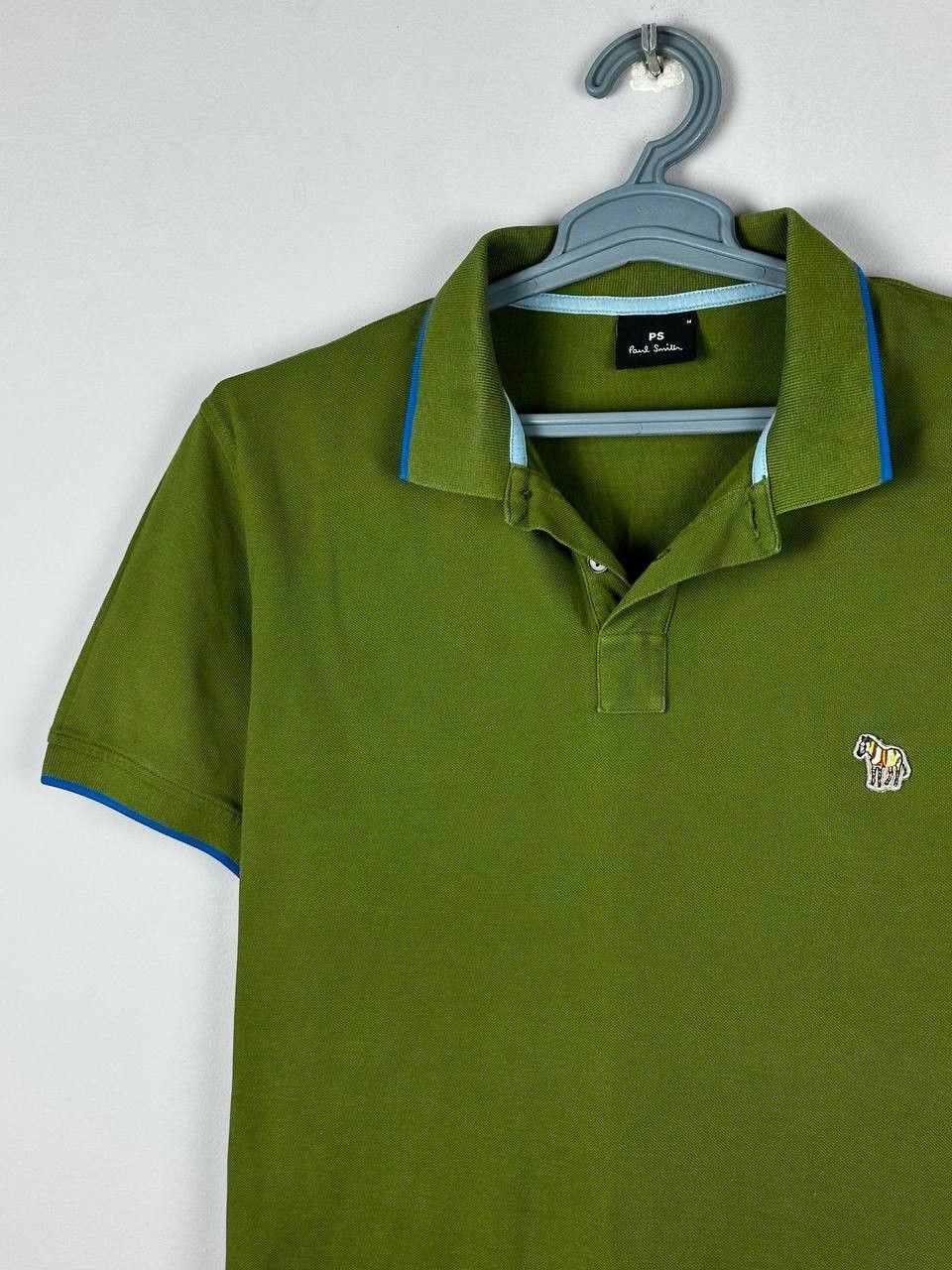 Paul Smith Designer Paul Smith Green Zebra Logo Polo T Shirt Size US M / EU 48-50 / 2 - 1 Thumbnail