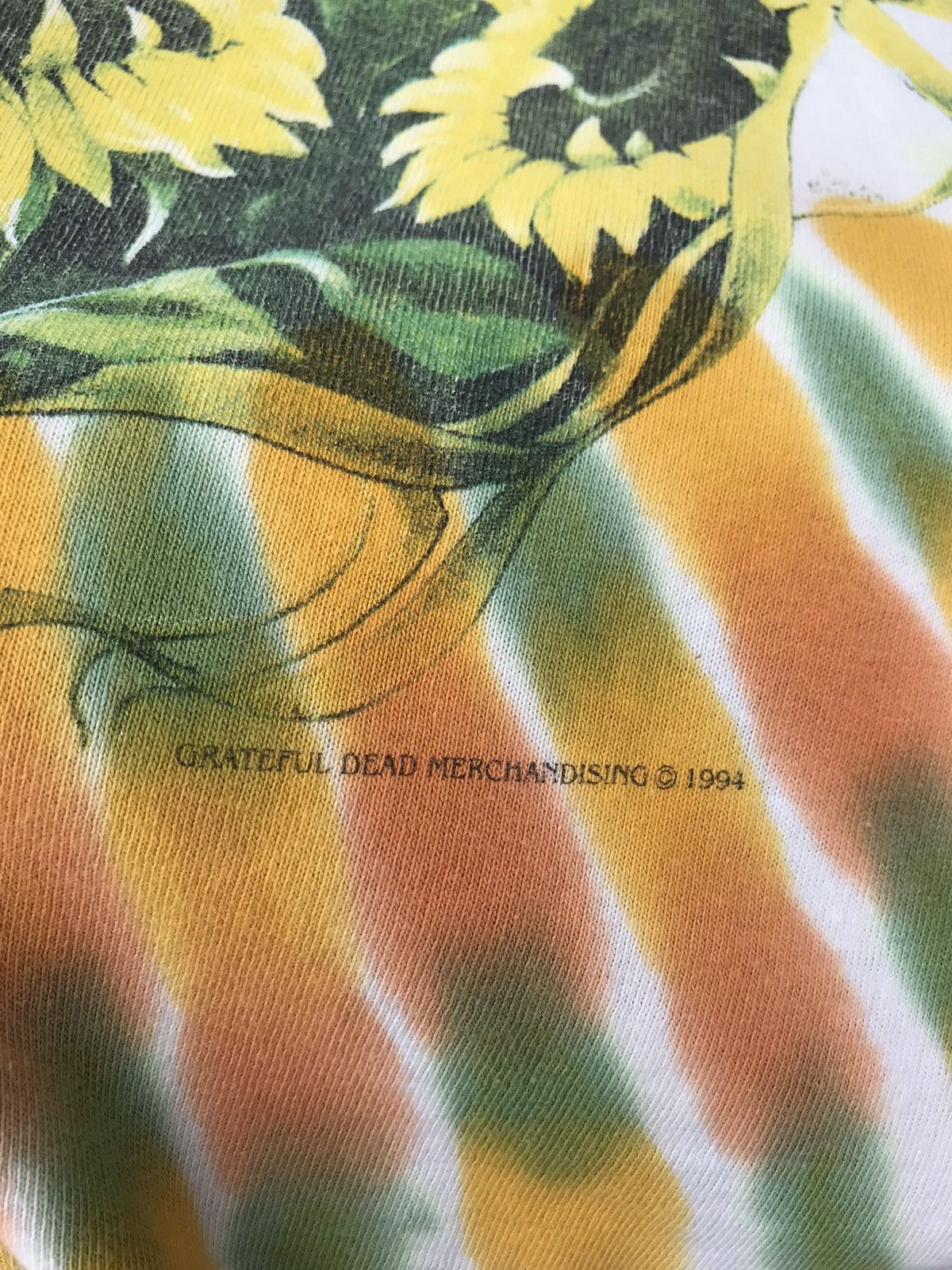 Band Tees Vintage 1994 Grateful Dead Summer Tour Thrashed Tie Dye Tee Size US S / EU 44-46 / 1 - 4 Thumbnail