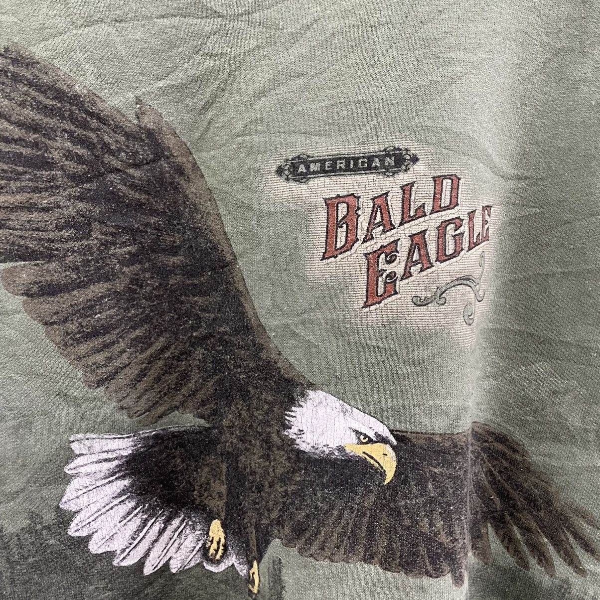 George × Habitat × Vintage 🔥Vintage George American Bald Eagle Big Image Sweatshirts Size US L / EU 52-54 / 3 - 5 Thumbnail