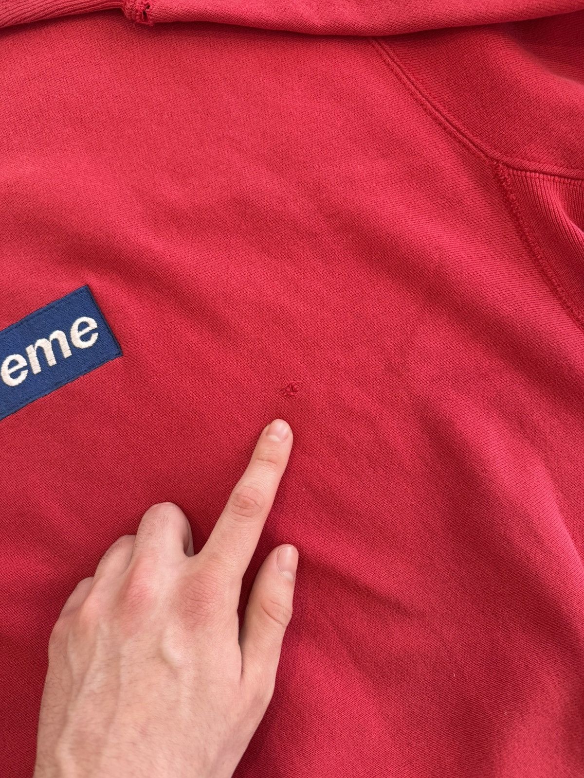 Supreme Supreme 1994 Navy on Red Box Logo Crewneck Size US XL / EU 56 / 4 - 6 Thumbnail