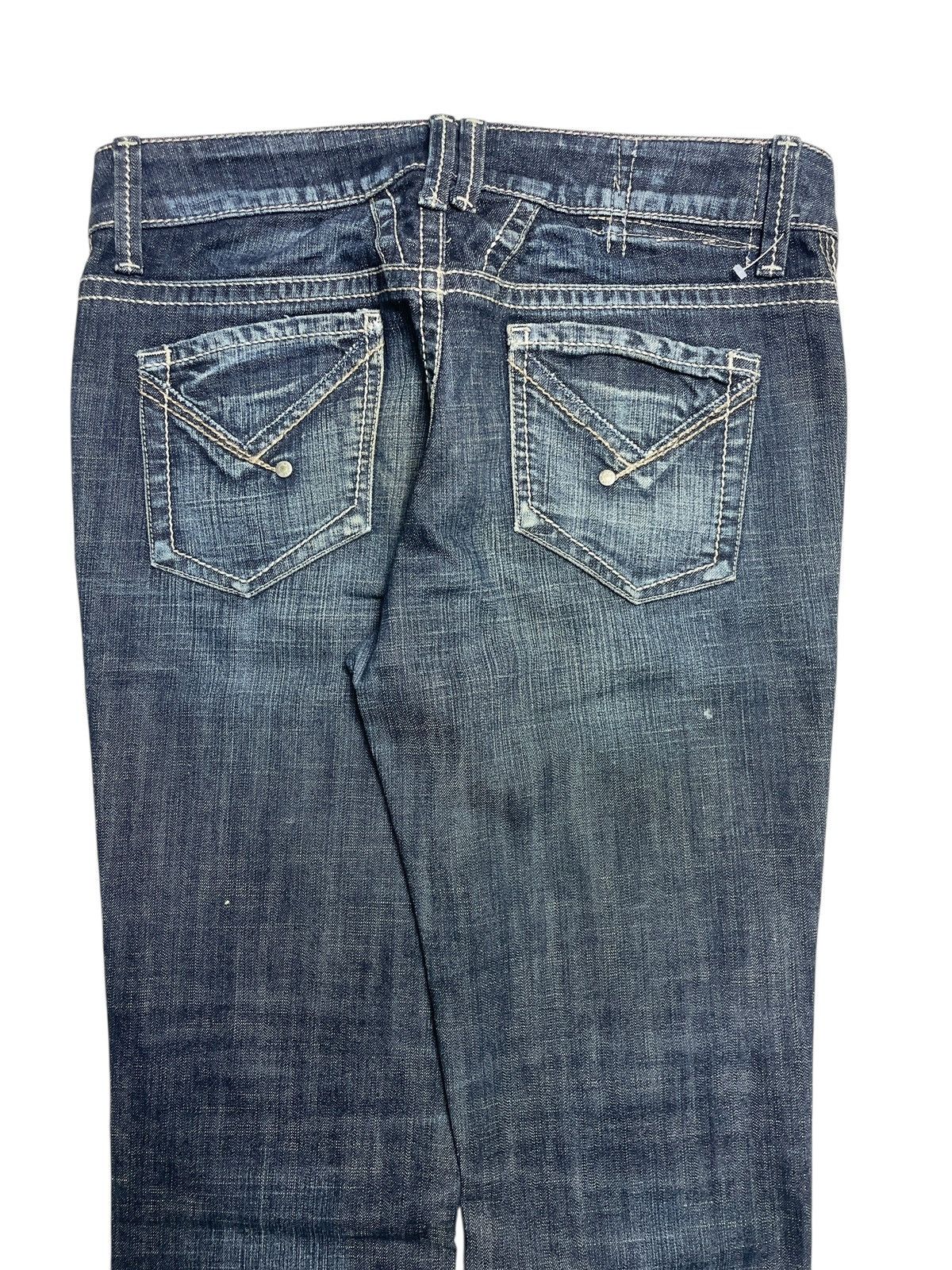 Marithe + Francois Girbaud Marithe Francois Girbaud - Crash Faded Lowrise Denim Pants Size US 29 - 6 Thumbnail