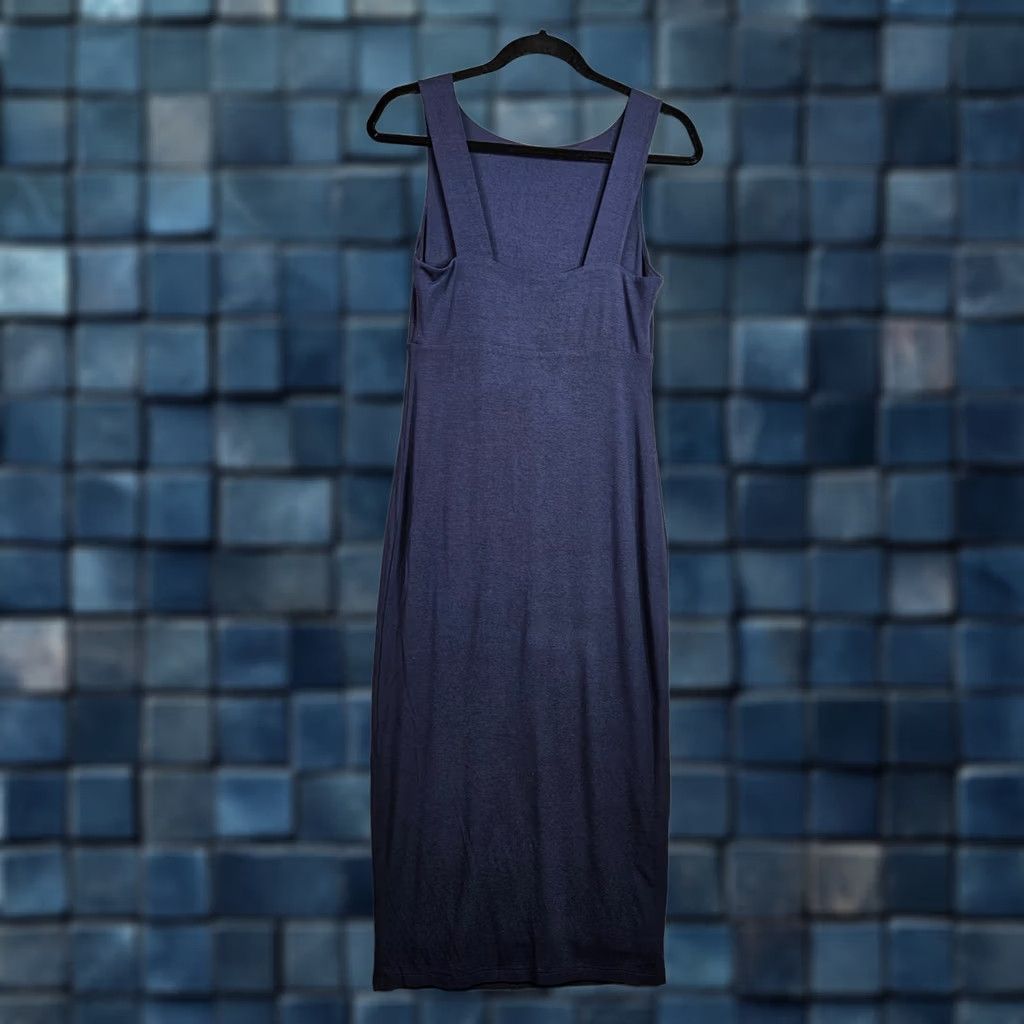 Athleta Athleta Dress Women’s XS Navy Sleeveless Knit Midi Minimalist Size XS / US 0-2 / IT 36-38 - 1 Thumbnail