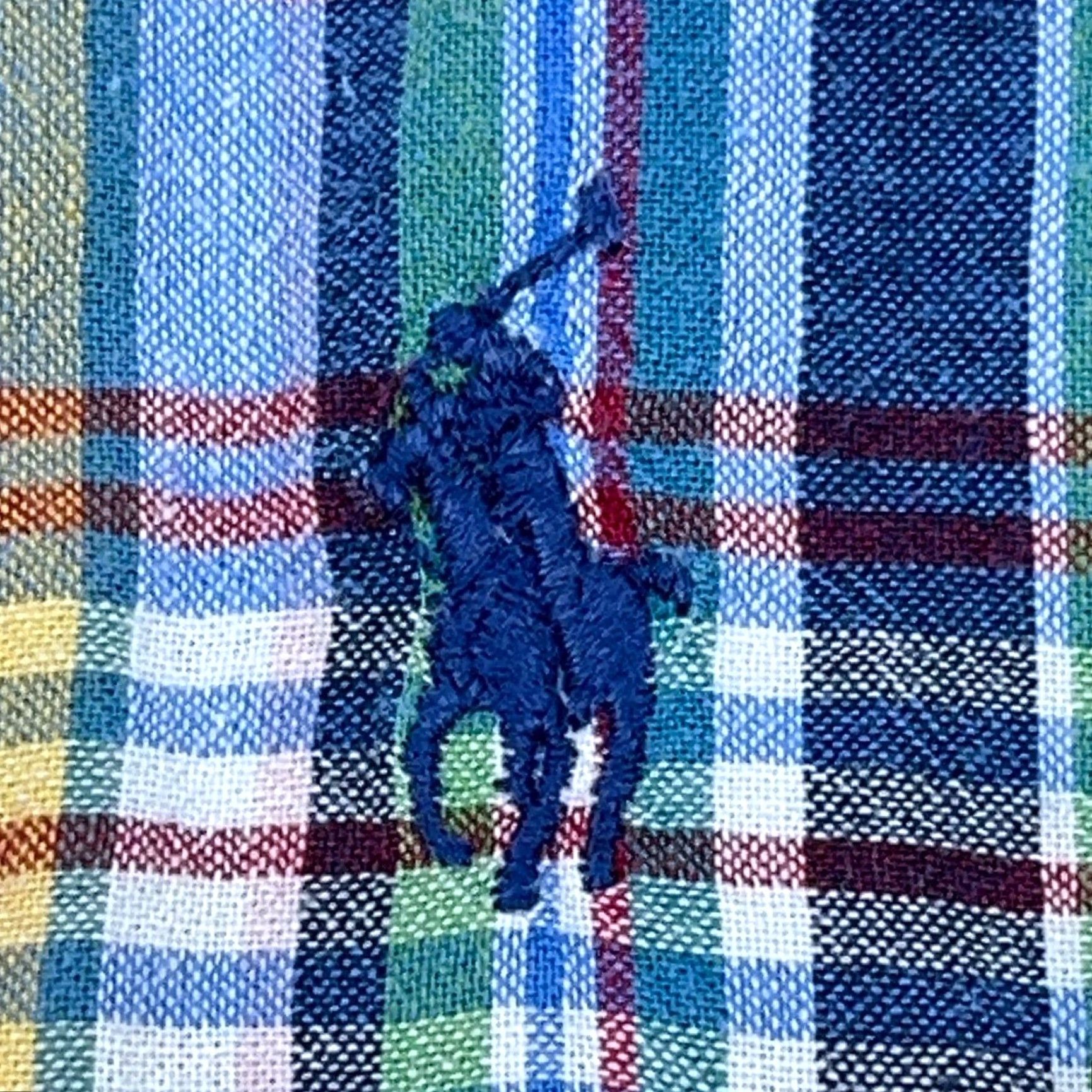Ralph Lauren VINTAGE Ralph Lauren Men XL Button-Up Shirt Plaid Short Sleeve Blue Pink Casual Office Party Size US XL / EU 56 / 4 - 4 Thumbnail