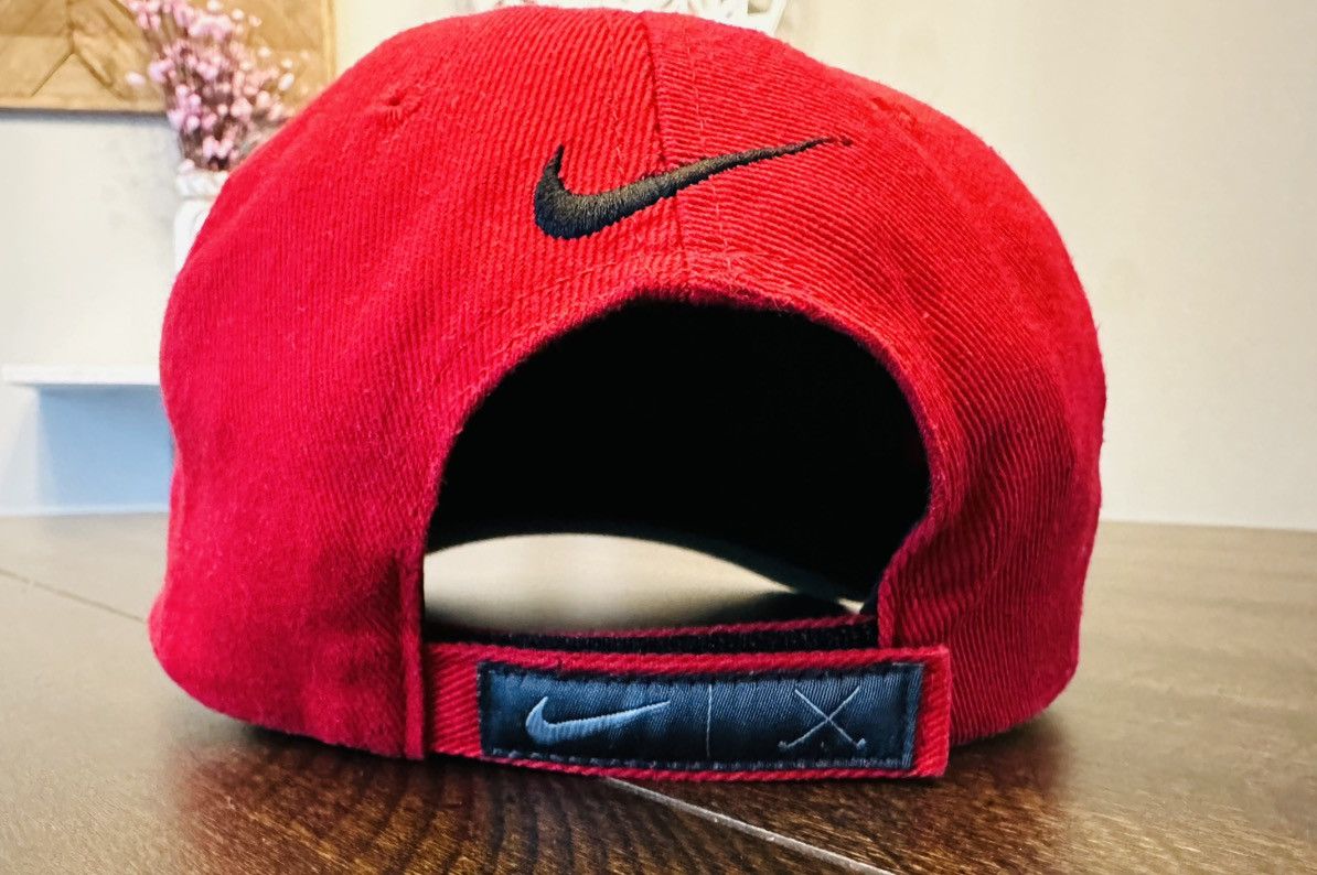 Nike VTG 90s Nike Golf Hat Center Swoosh Strapback Embroidered Size ONE SIZE - 5 Thumbnail
