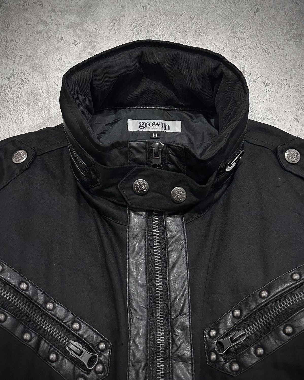 Japanese Brand Growth In The Attic Riders Jacket Kmrii Backlash Style Size US M / EU 48-50 / 2 - 6 Thumbnail