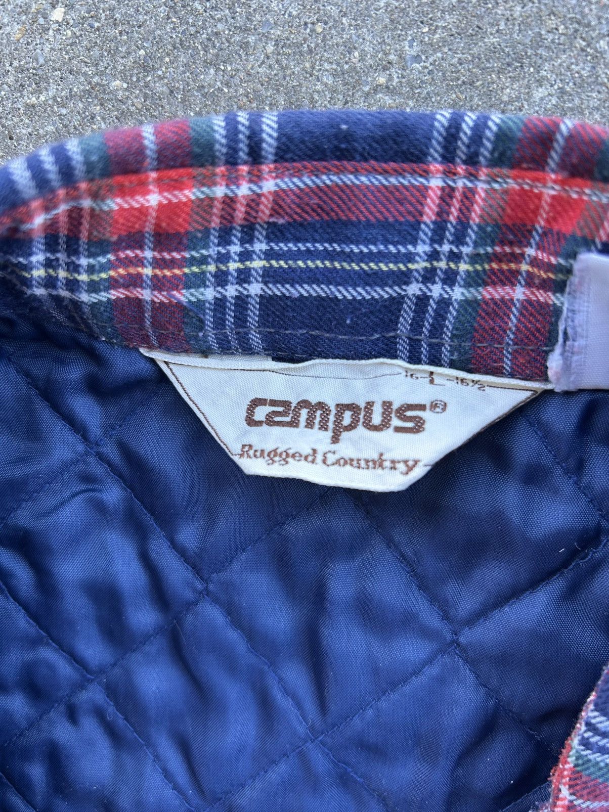 Flannel × Vintage Vintage Quilt Lined Flannel Shell Size US L / EU 52-54 / 3 - 3 Thumbnail