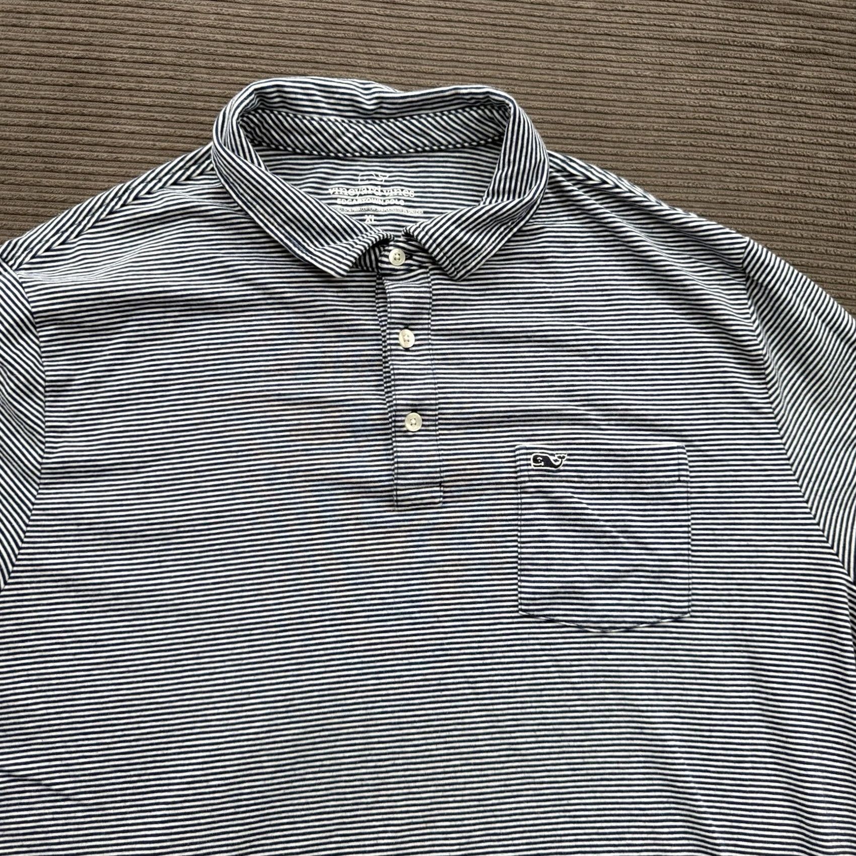 Vineyard Vines Vineyard Vines Edgartown Polo Shirt Men XL Blue Striped Golf Preppy Shirt Size US XL / EU 56 / 4 - 8 Thumbnail