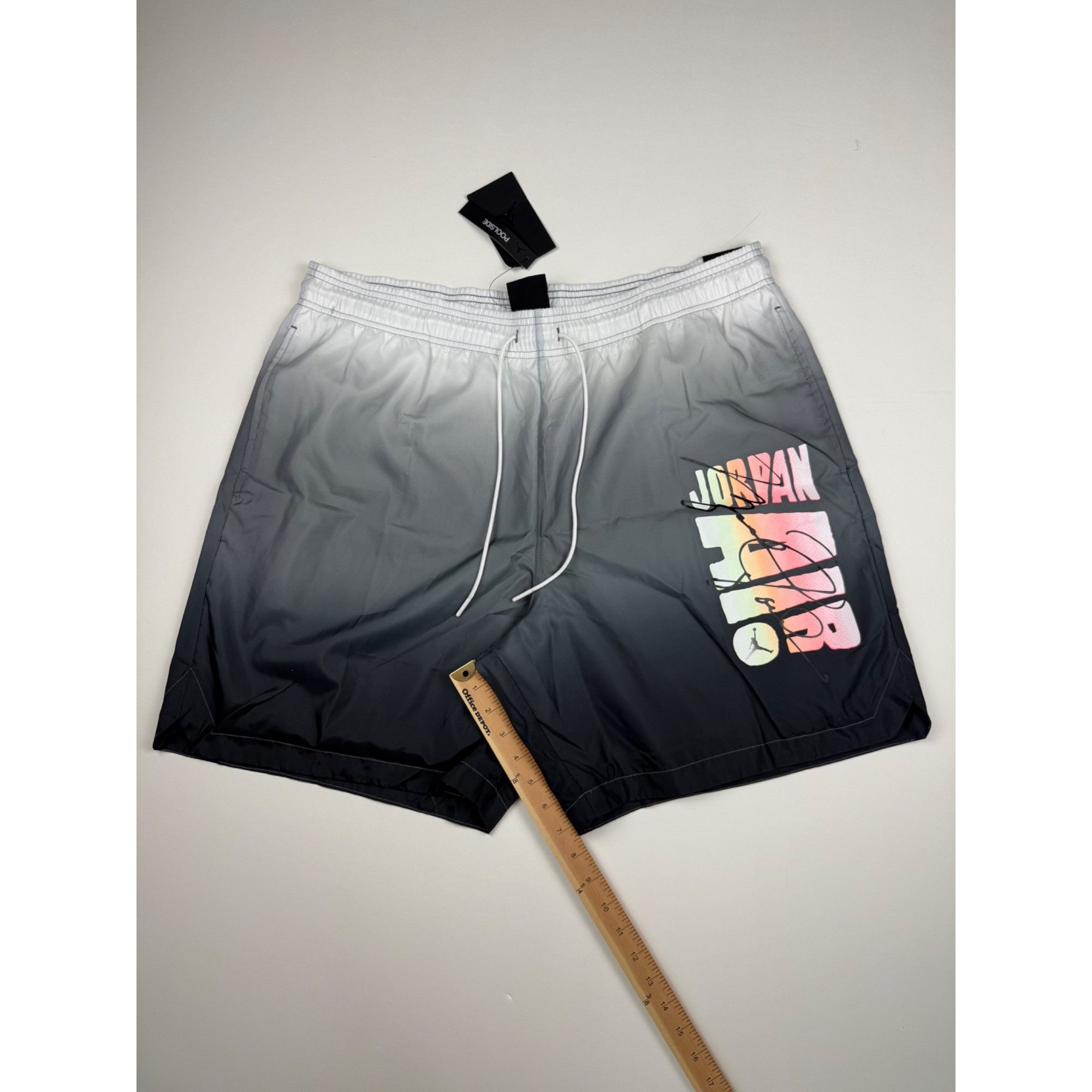 Nike Size XL - Nike Jordan Sport DNA Poolside Shorts Black Size US 35 - 2 Thumbnail