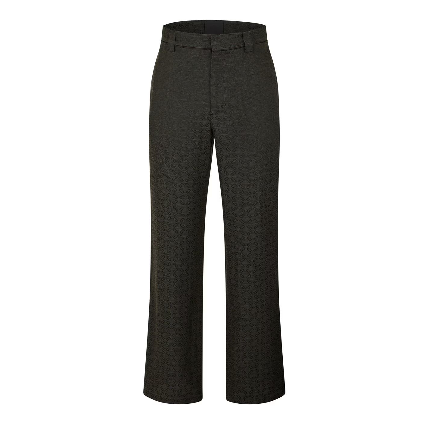 Givenchy o1g2r1mq0426 Monogram Jacquard Trousers in Dark Grey Size US 34 / EU 50 - 1 Thumbnail