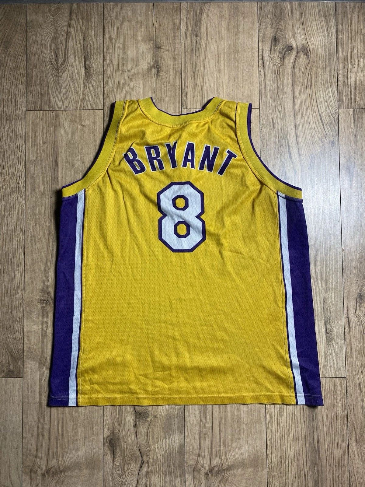 Champion Vintage Kobe Bryant #8 Lakers NBA Champion Basketball Jersey Size US XL / EU 56 / 4 - 4 Thumbnail