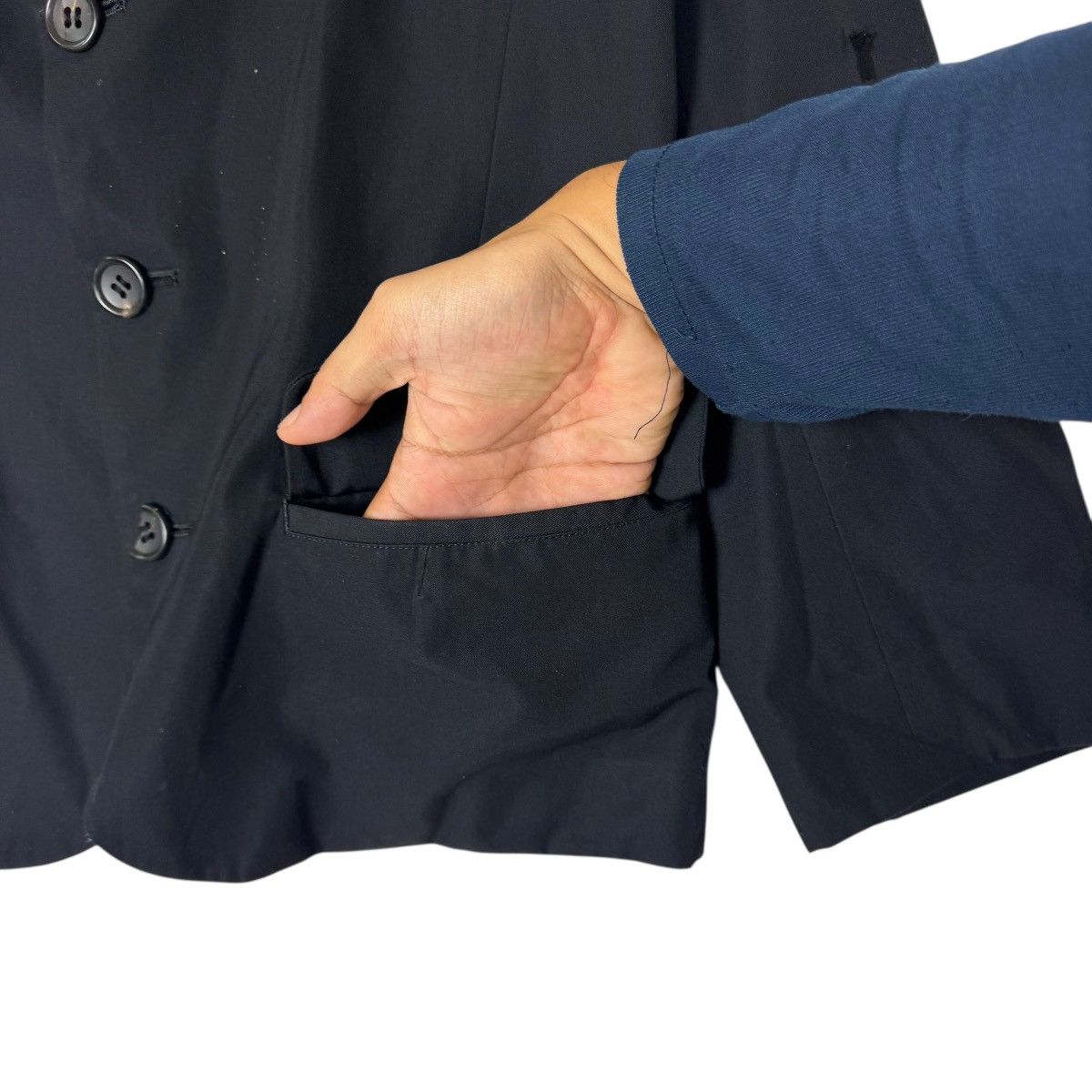 Yohji Yamamoto Yohji Yamamoto Noir Blazer Size 36R - 10 Thumbnail