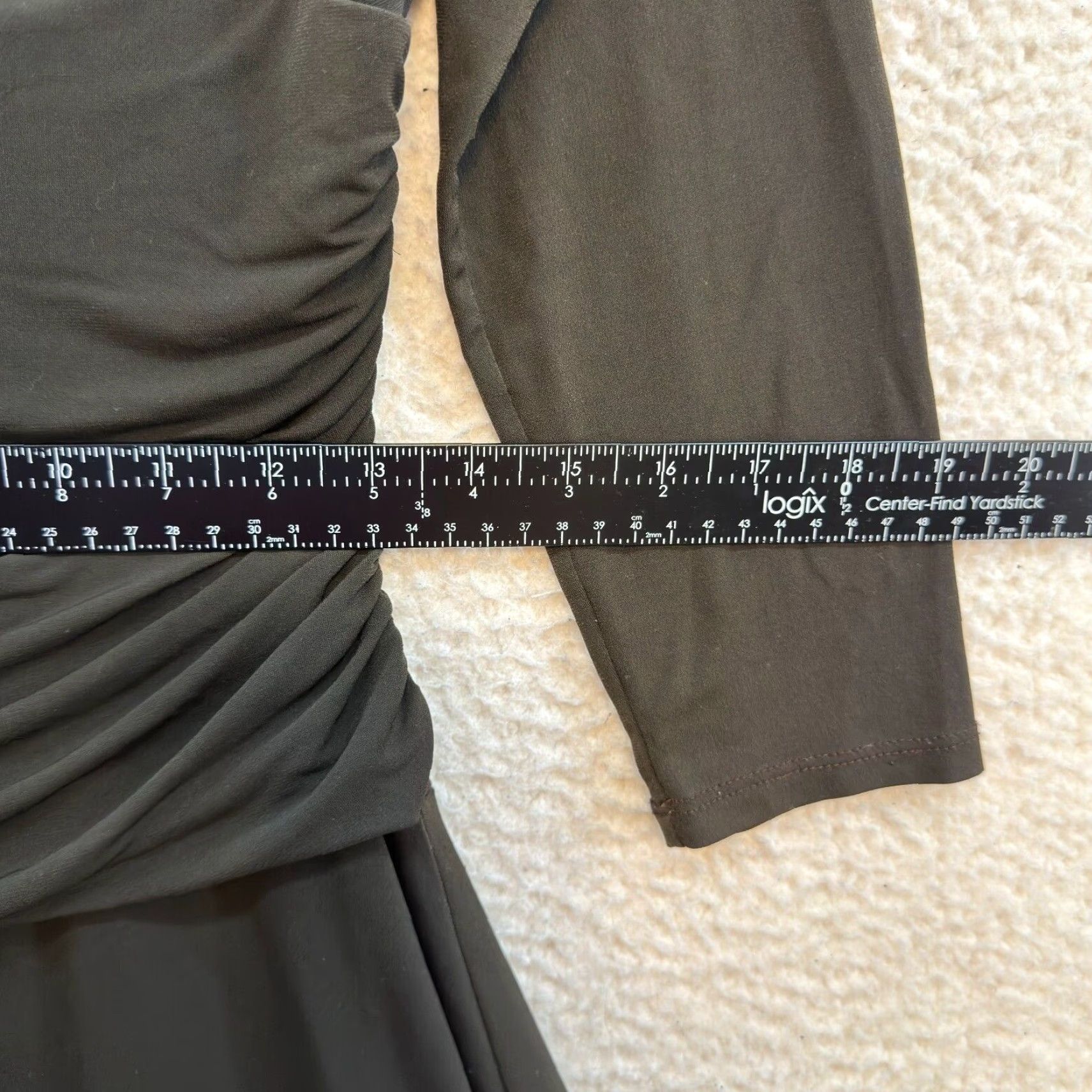 Vintage VINTAGE New York & Company Midi Dress Brown M Size M / US 6-8 / IT 42-44 - 7 Thumbnail
