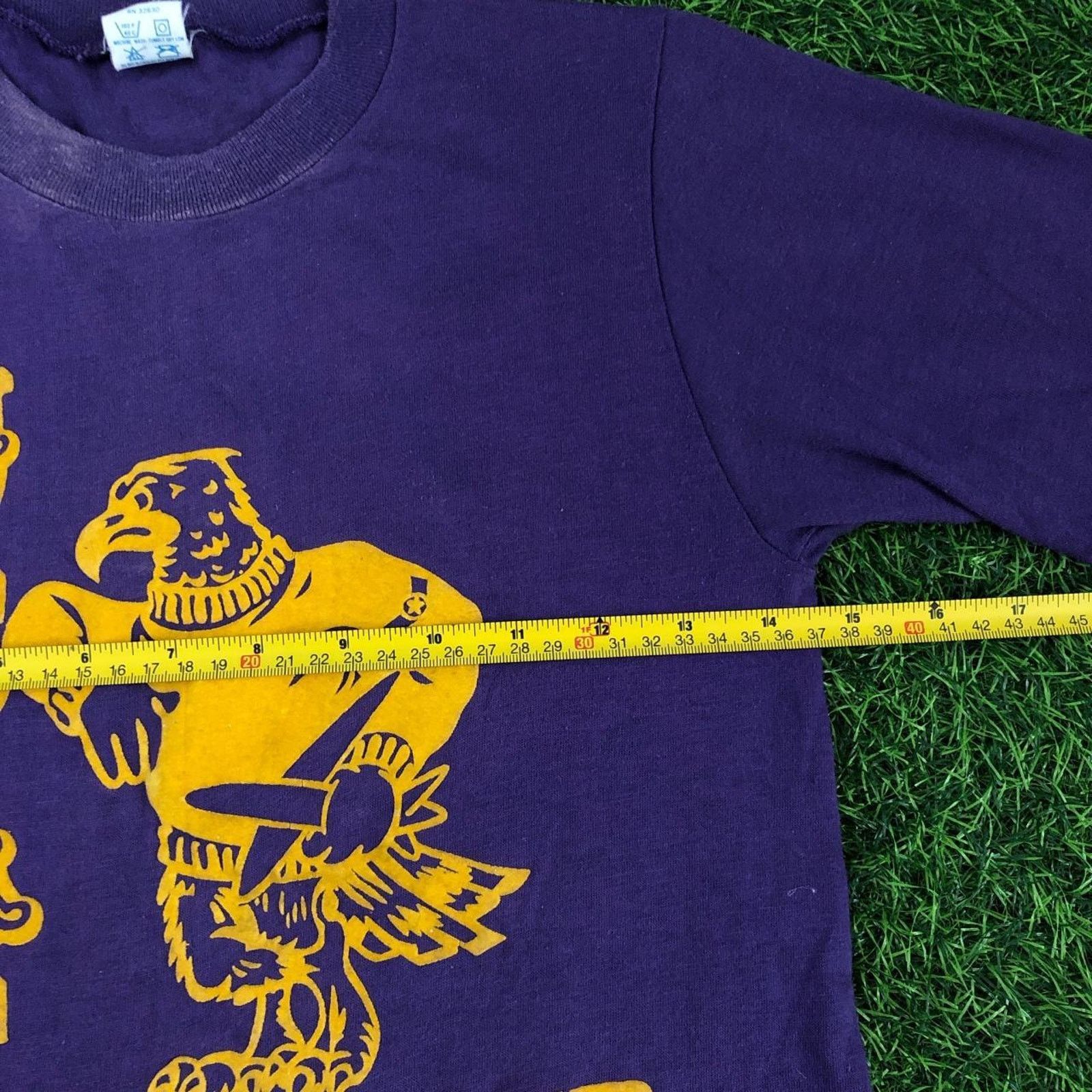 Artek Purple USAF Chanute AFB Illinois Eagle Graphic Tee Size US S / EU 44-46 / 1 - 3 Thumbnail