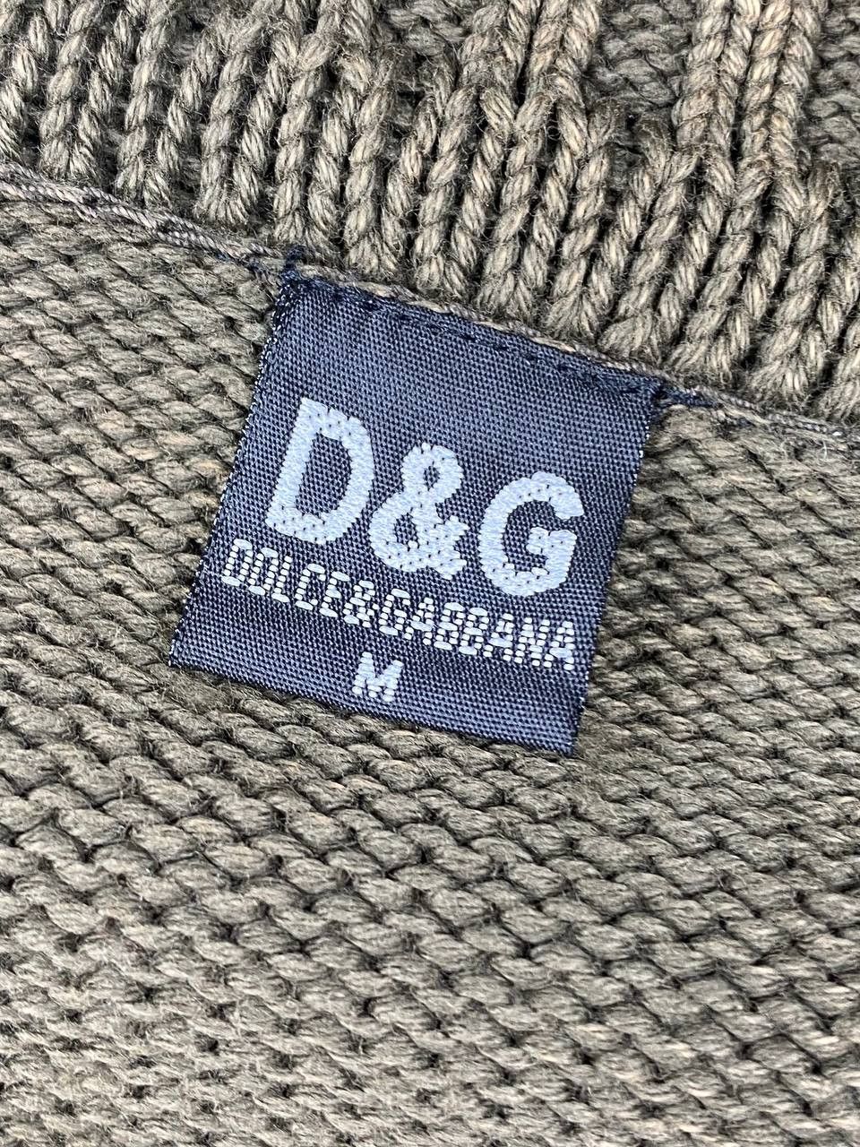 Dolce & Gabbana Vintage Dolce Gabbana Ribbed Knit Sweater 1/4 Zip Size US M / EU 48-50 / 2 - 3 Thumbnail