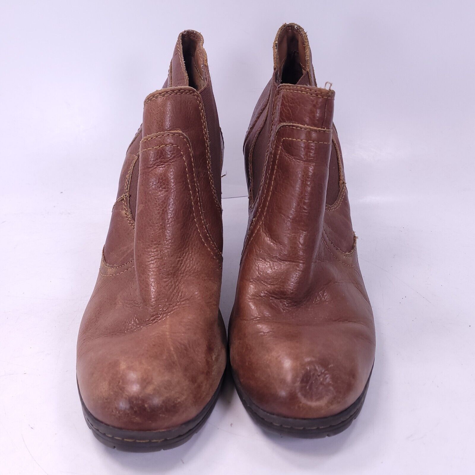 Born b.o.c. Born Casual Heeled Boot Womens Size 8.5 BC4583 Brown Size US 8.5 / IT 38.5 - 2 Thumbnail