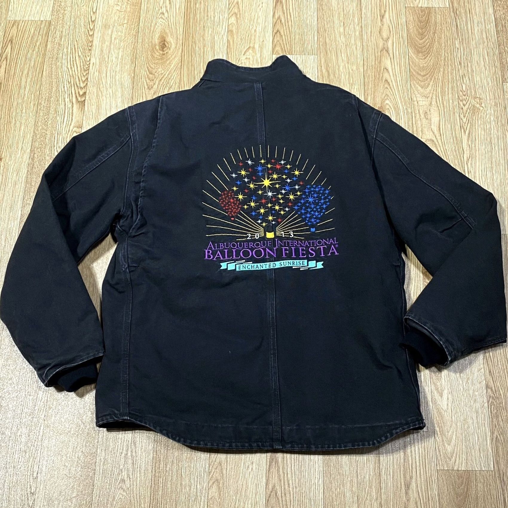 Carhartt Carhartt Jacket Size L Regular Washed Black Balloon Fiesta Fleece Lined Coat Men’s Zip Up Jacket Coat Mens Size US L / EU 52-54 / 3 - 4 Thumbnail