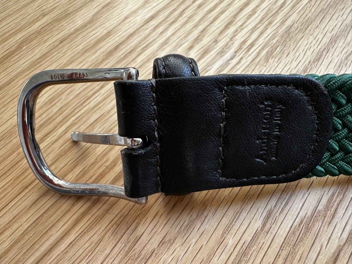 Andersons Anderson‘s Woven Belt Green Size 36 - 6 Thumbnail