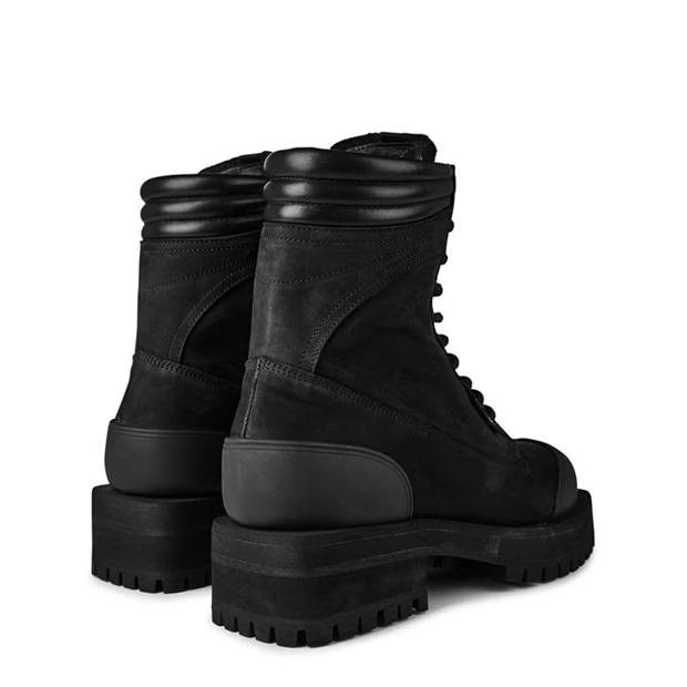 Palm Angels o1y0325 Logo Ankle Boots in Black Size US 10 / EU 43 - 4 Thumbnail
