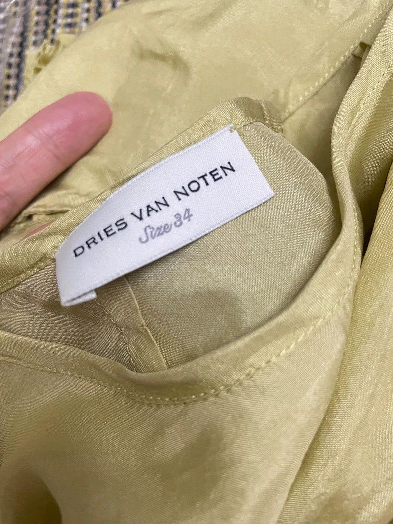 Dries Van Noten Dries Van Noten Yellow silk shirt Size S / US 4 / IT 40 - 7 Thumbnail