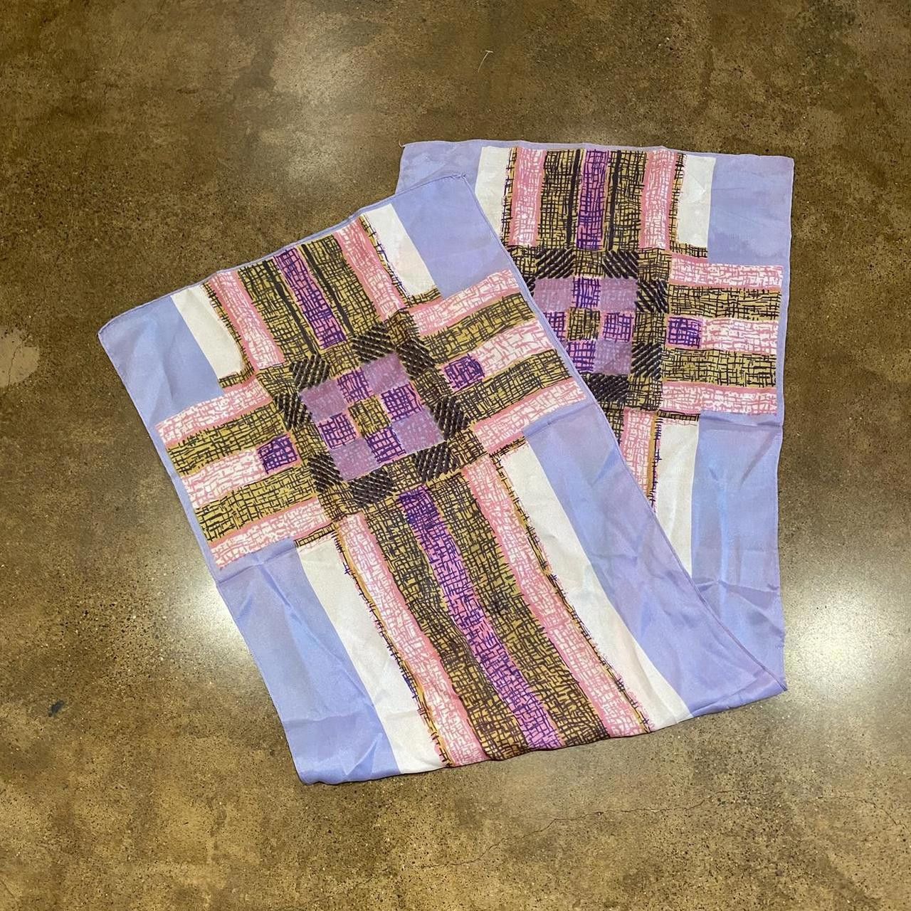 Designer Geometric Acetate Made in Japan Scarf Size ONE SIZE - 2 Thumbnail