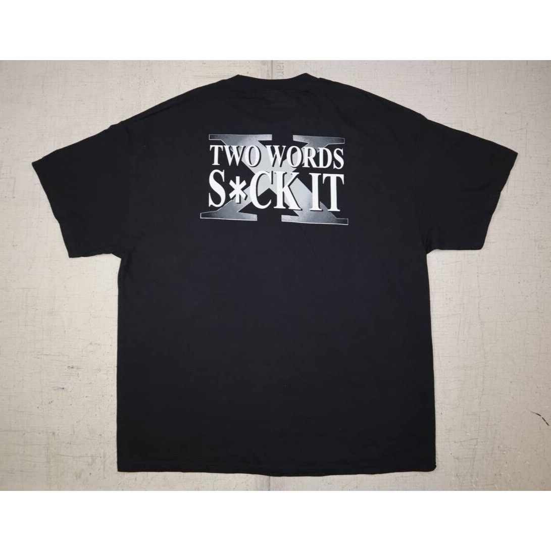Vintage Vintage WWE D-Generation X T Shirt Two Words Suck It 2XL Size US XXL / EU 58 / 5 - 2 Thumbnail