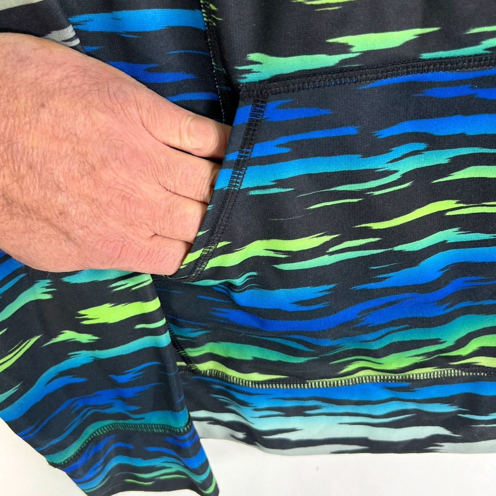 Fila Fila Sport Jacket Women’s M Blue/Black Zebra Print 1/4 Zipper Pocket Size M / US 6-8 / IT 42-44 - 5 Thumbnail