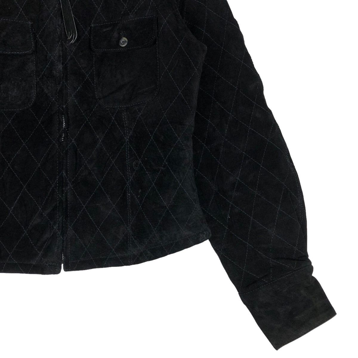 Japanese Brand 🔥Vtg Cropped Leather Jacket Biker Home Made Pelle Pelle Size US M / EU 48-50 / 2 - 5 Thumbnail