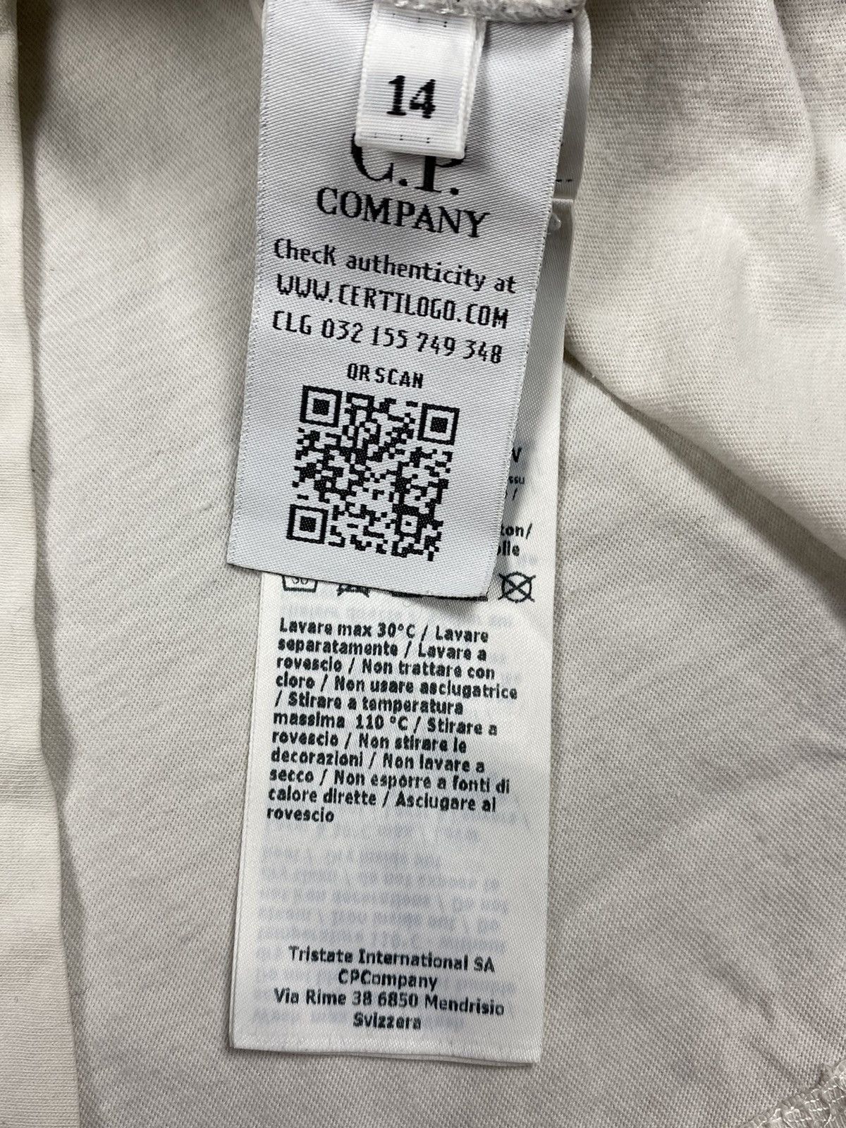 C.P. Company Vintage C.P. Company Big Box Logo Tee T Shirt Size US XXS / EU 40 - 10 Thumbnail