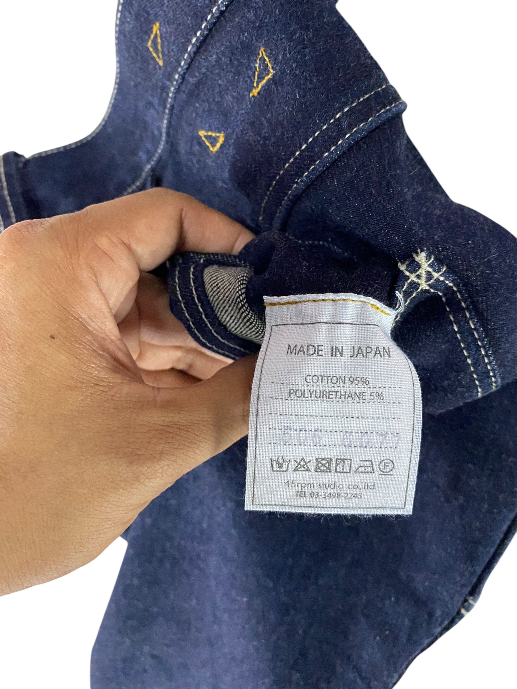 45rpm 45rpm natural indigo stretch denim pant Size 28" / US 6 / IT 42 - 12 Thumbnail