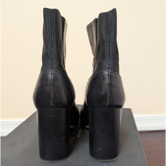 Rag & Bone Rag & Bone Agnes Ankle Leather Block Heel Boots - Black Size US 8.5 / IT 38.5 - 6 Thumbnail