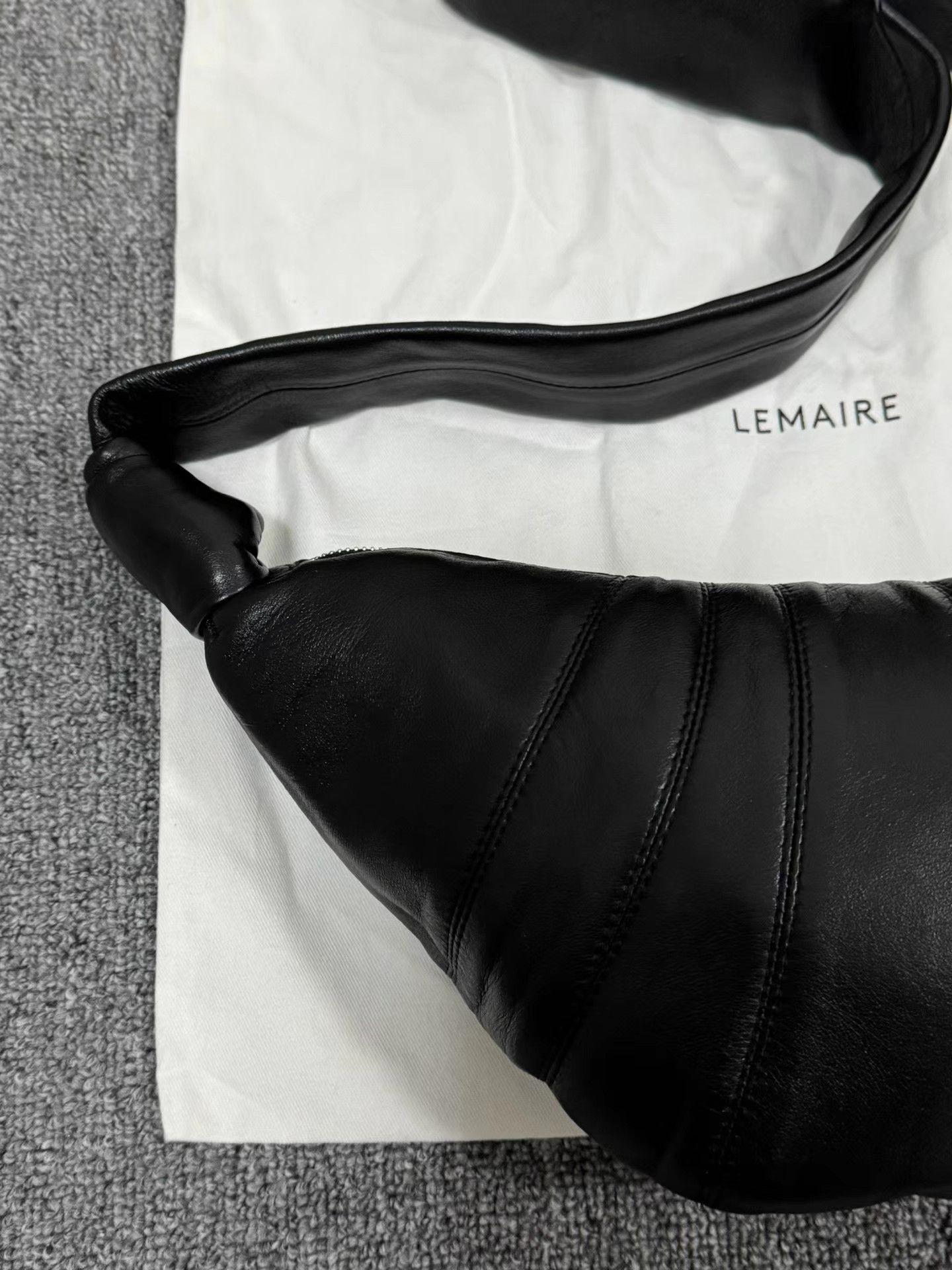 Lemaire Lemaire black Croissant bag Size ONE SIZE - 3 Thumbnail